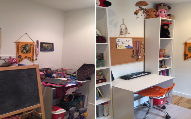 Before &amp; After - Kids Study Area