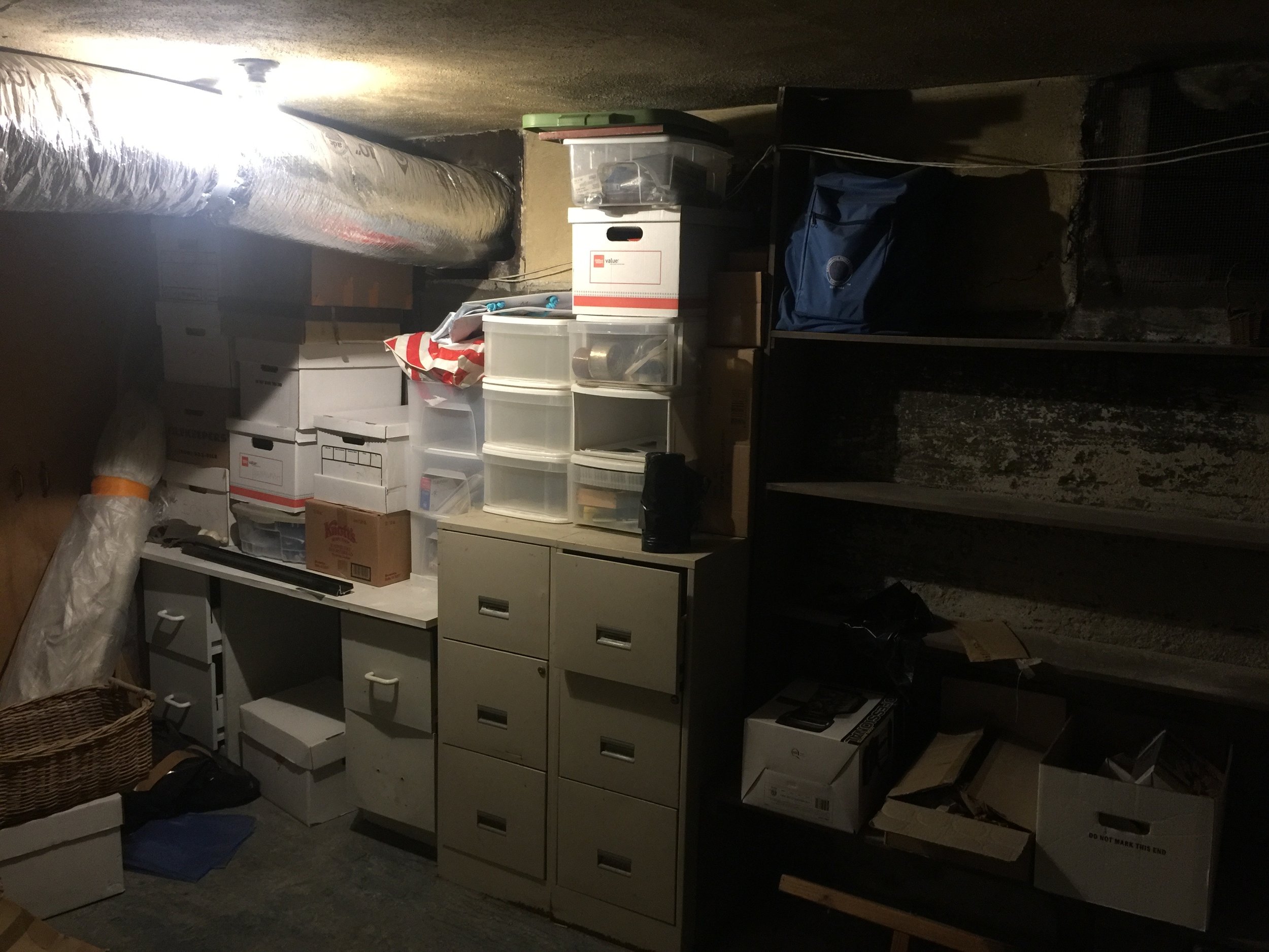 Before - Basement Clean Out