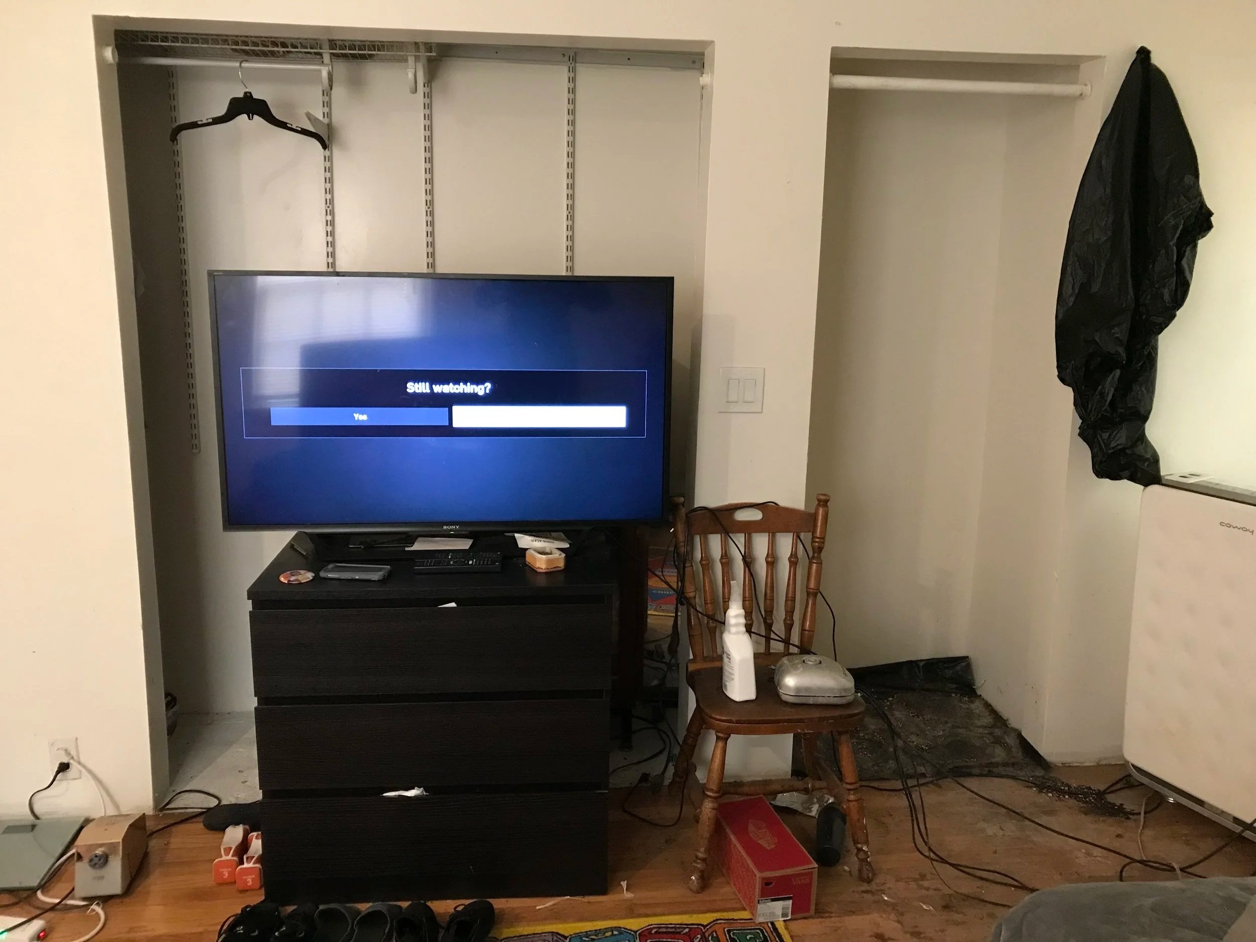 Before - Kids Closet Transformation