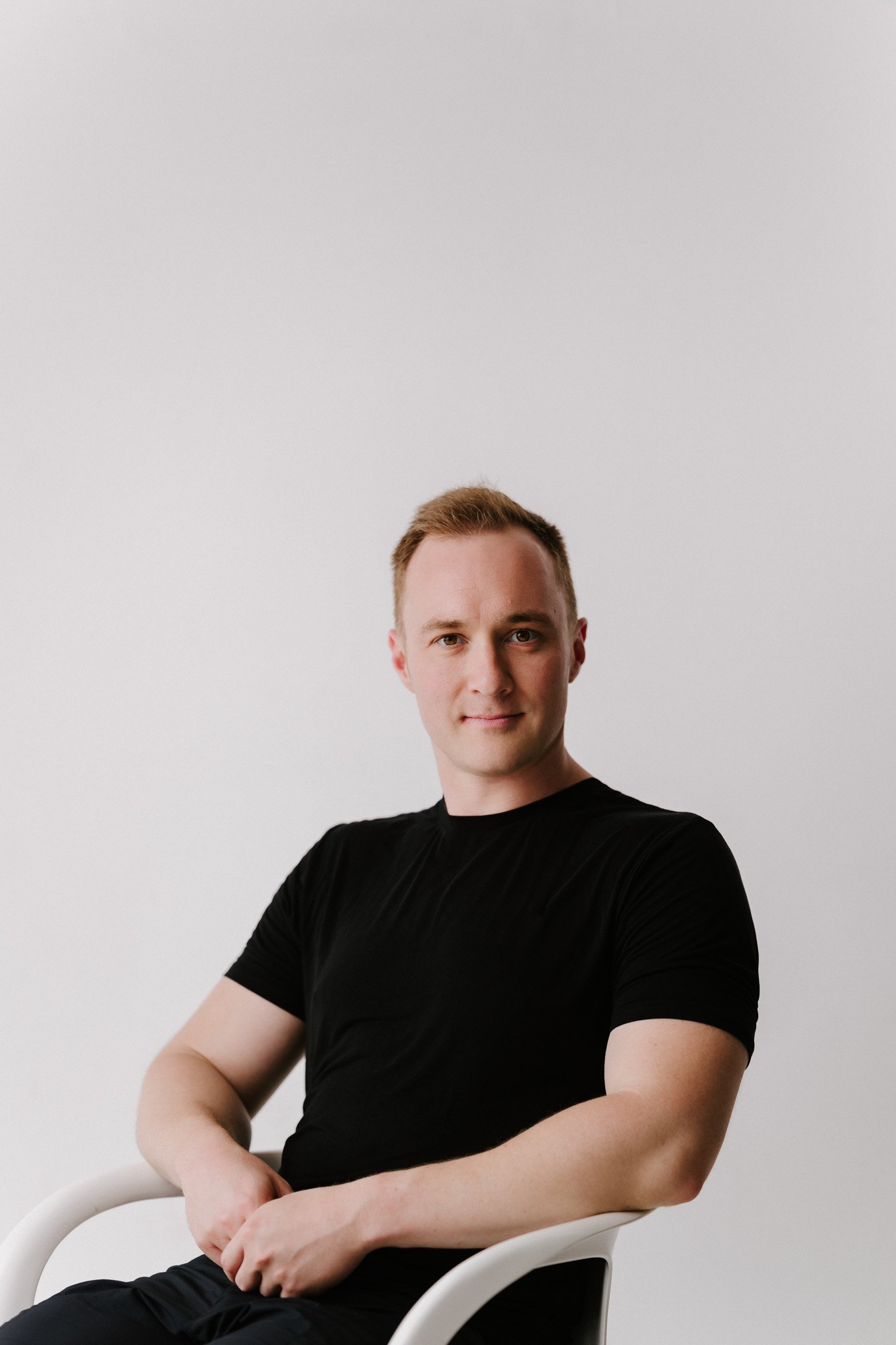 // in studio portrait for alex //