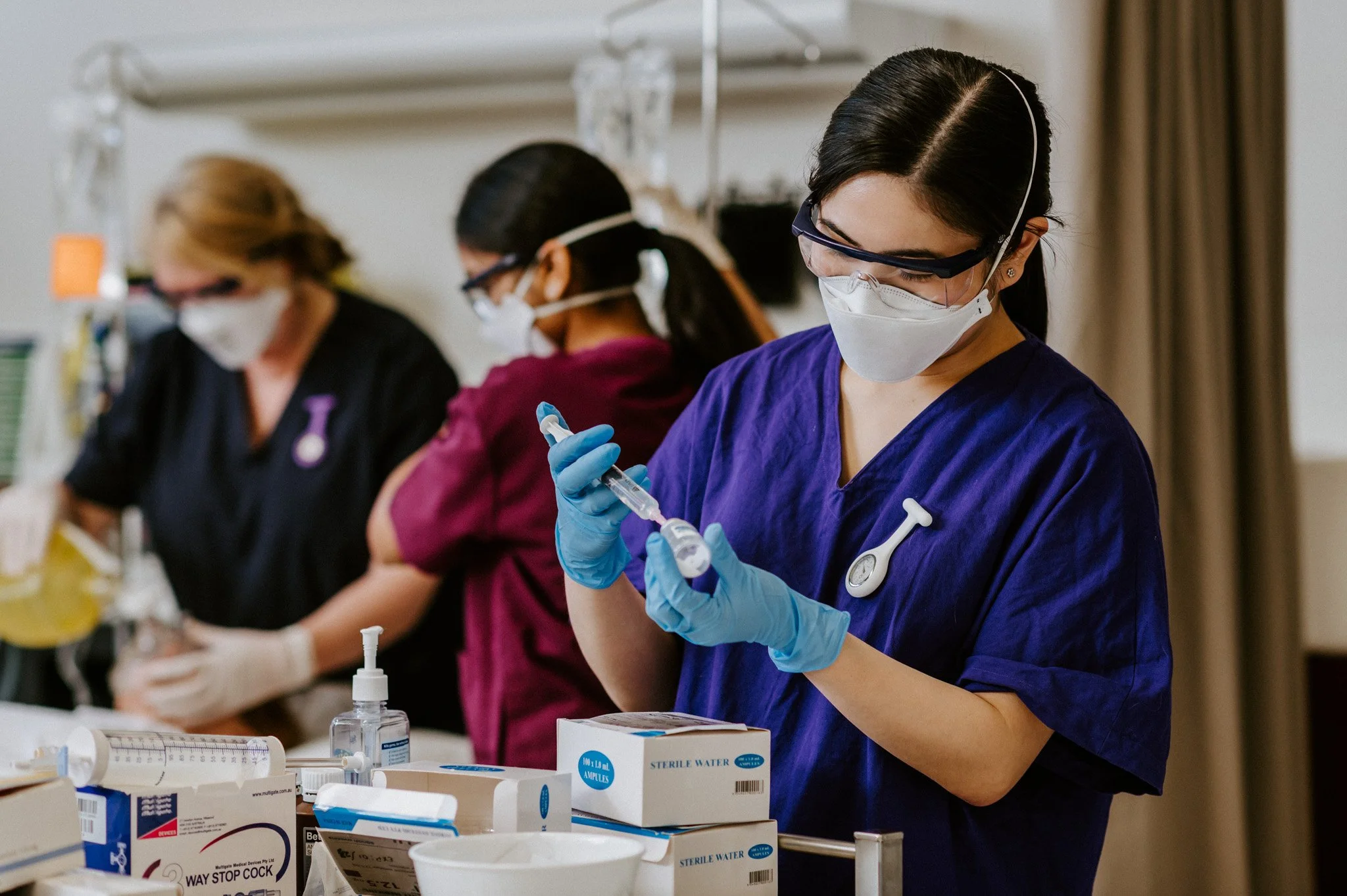 // marketing images for the school of nursing at the university of melbourne //