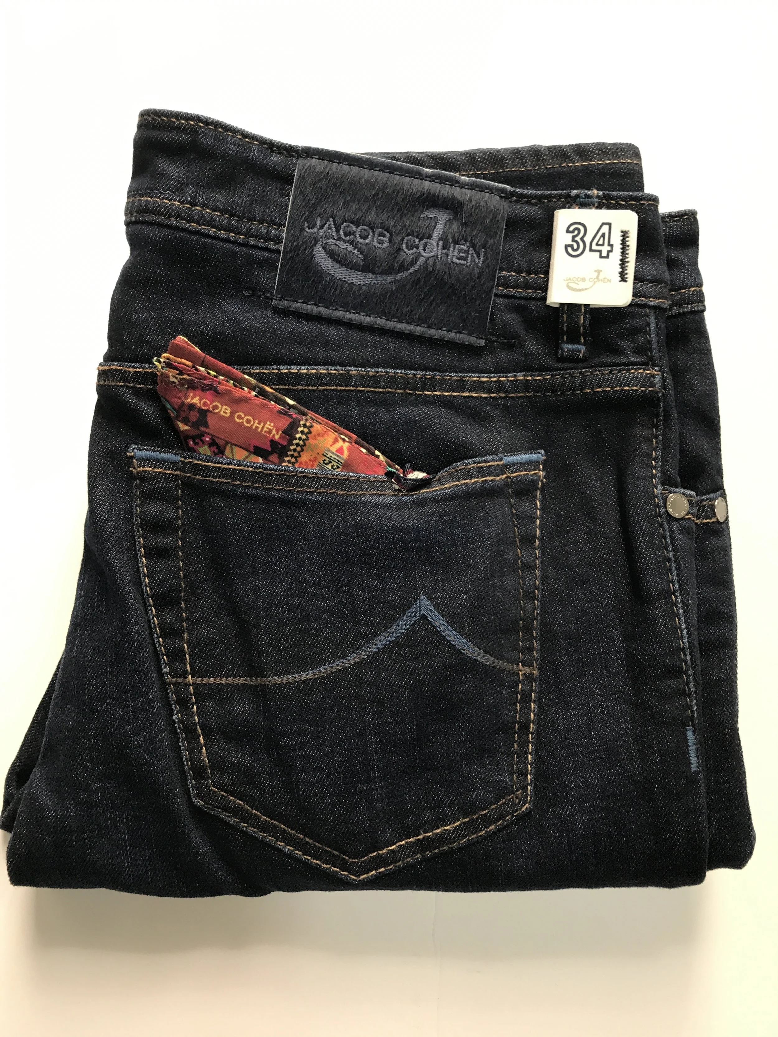 Jacob Cohen Dark Navy Italian Luxury Jean