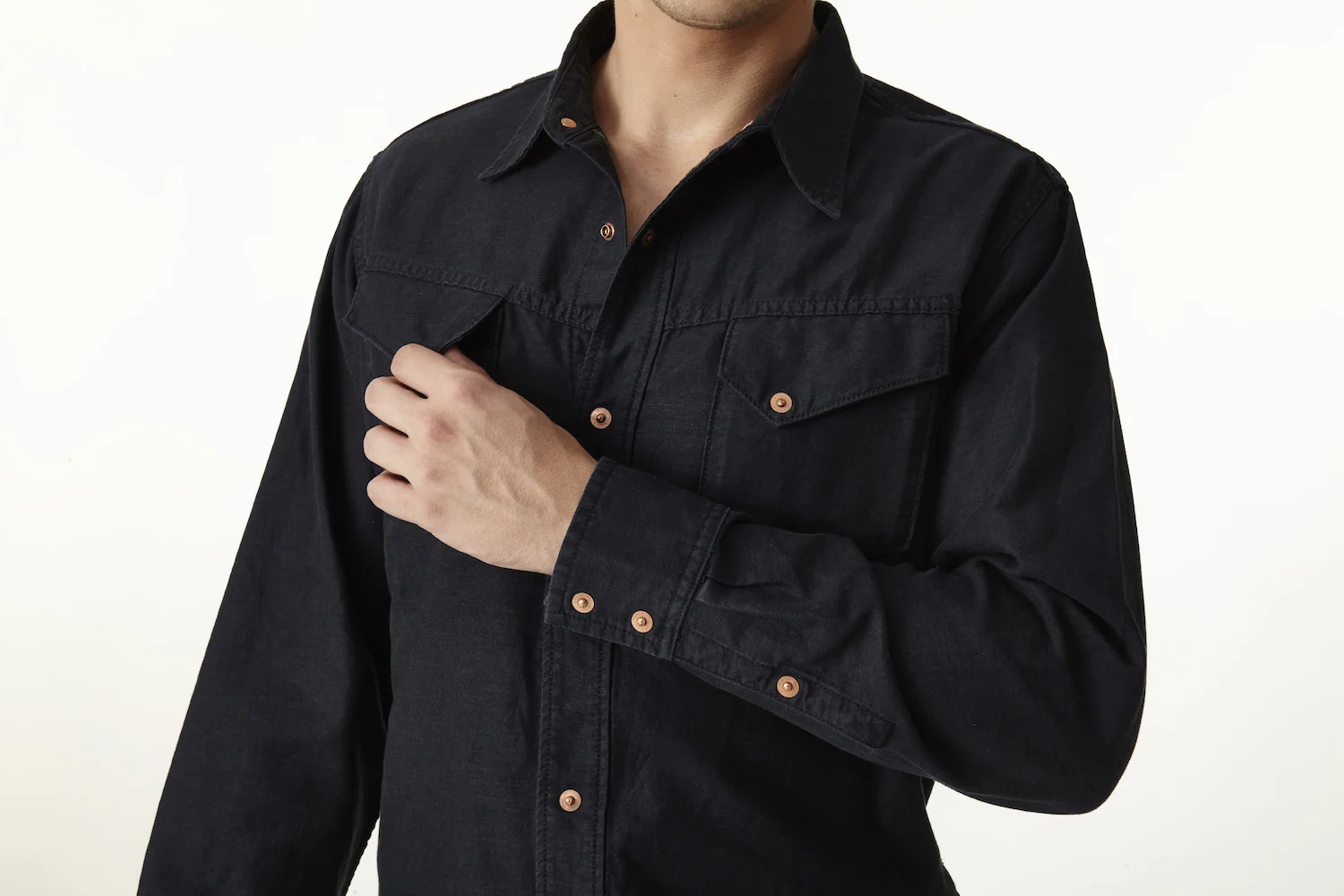 Hand Picked Luxury Vintage Denim Shirt