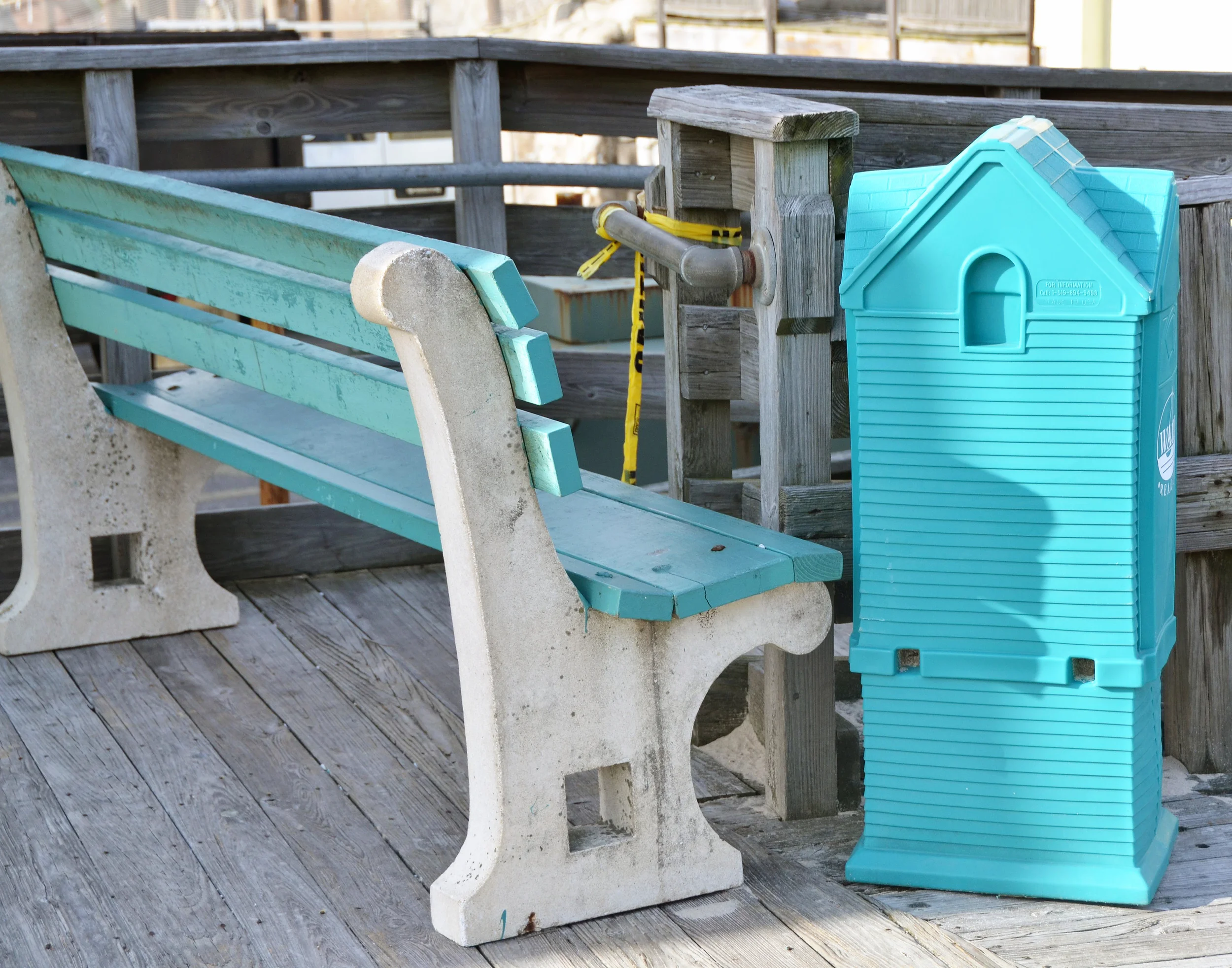 Bench and Kiosk