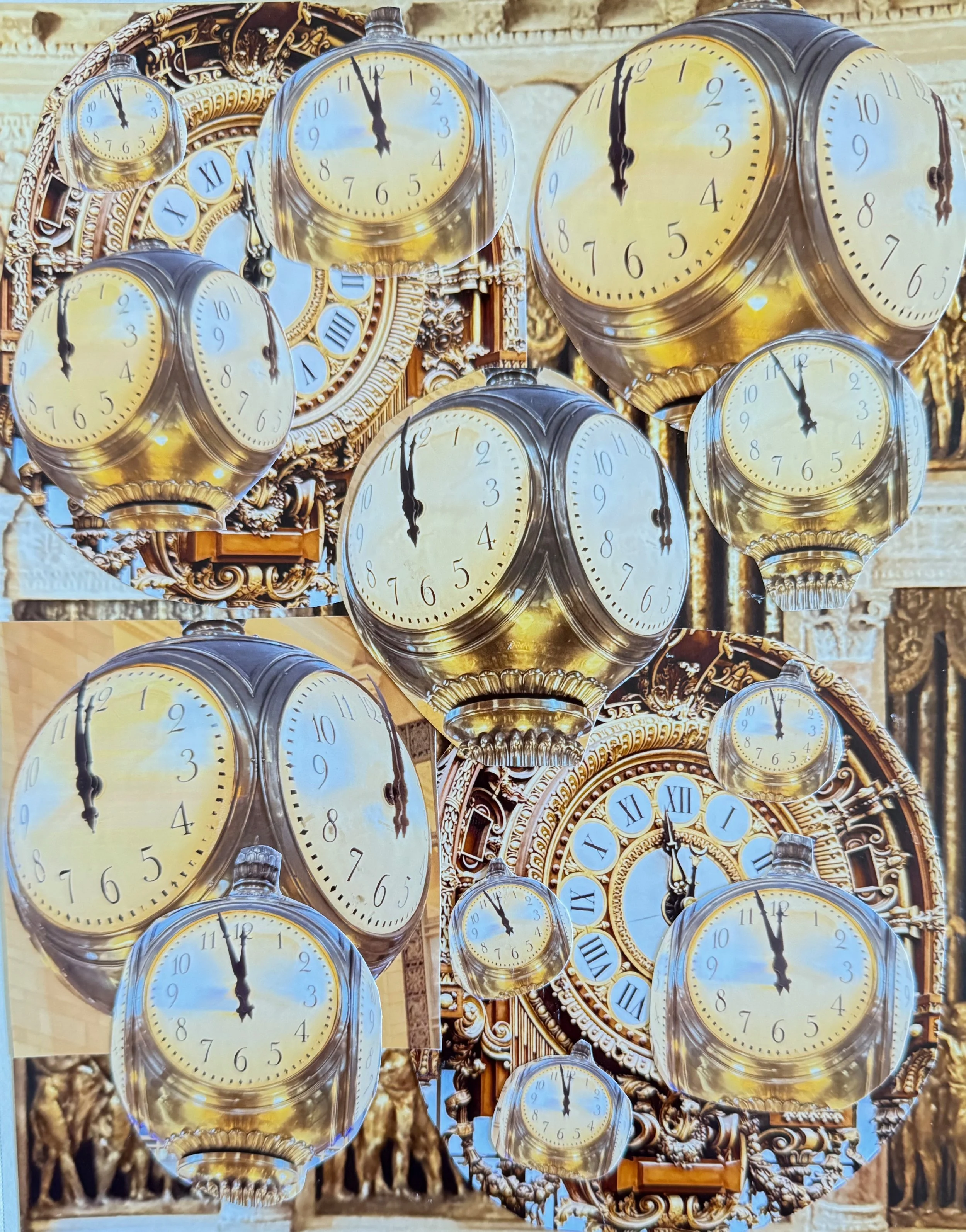 Paris clock photos by Vanessa Chirumbolo