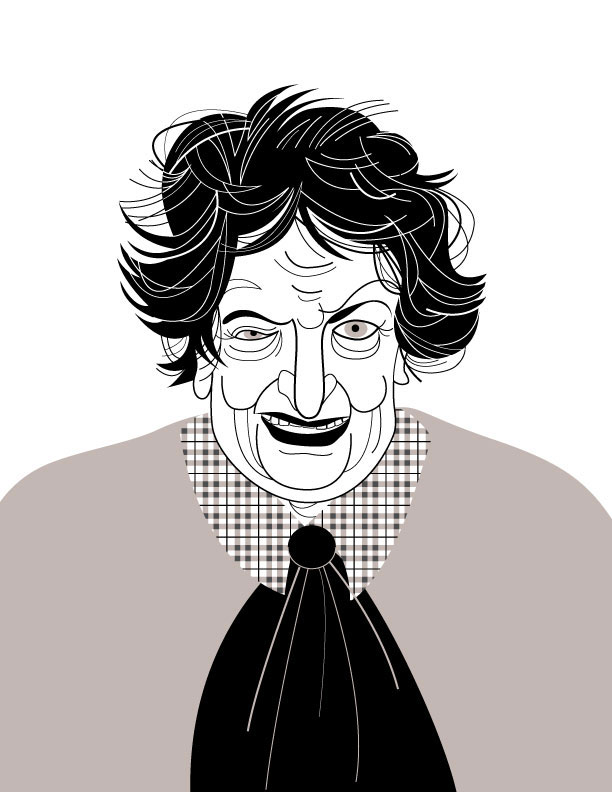 Helen Thomas. For Bitch Magazine, 2013