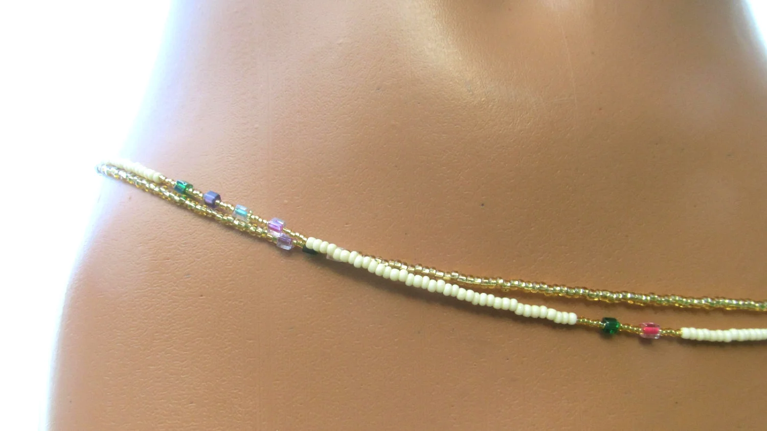 The Hamptons Double Strand Waistbeads — Royal Waistbeads