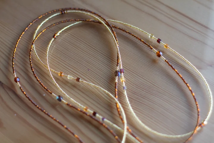Golden Granada 2-Strand Waistbeads