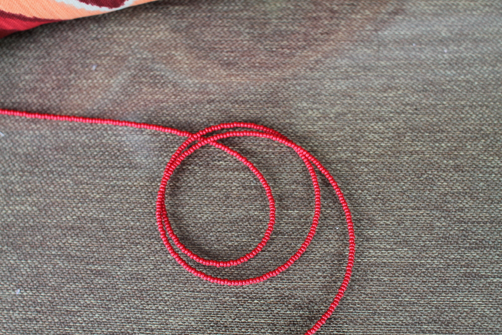 Simply Cranberry - Single Strand Waistbeads