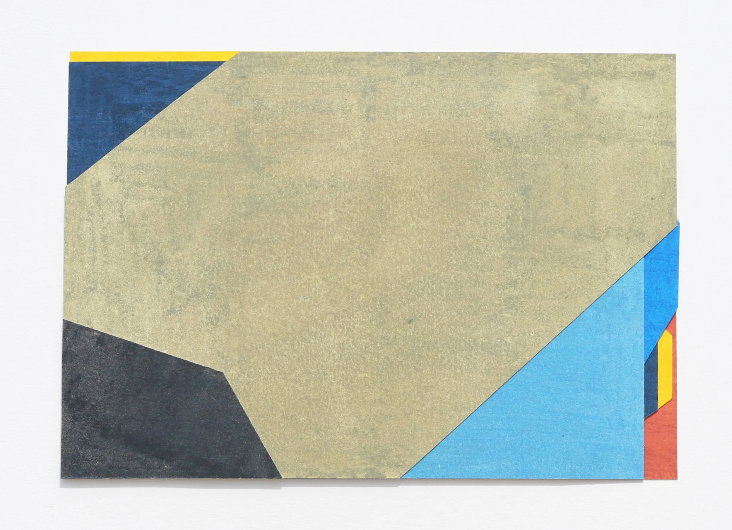  Dael 6, 244 x 173 x 4mm, oil pastel, paper, glue, 2013 