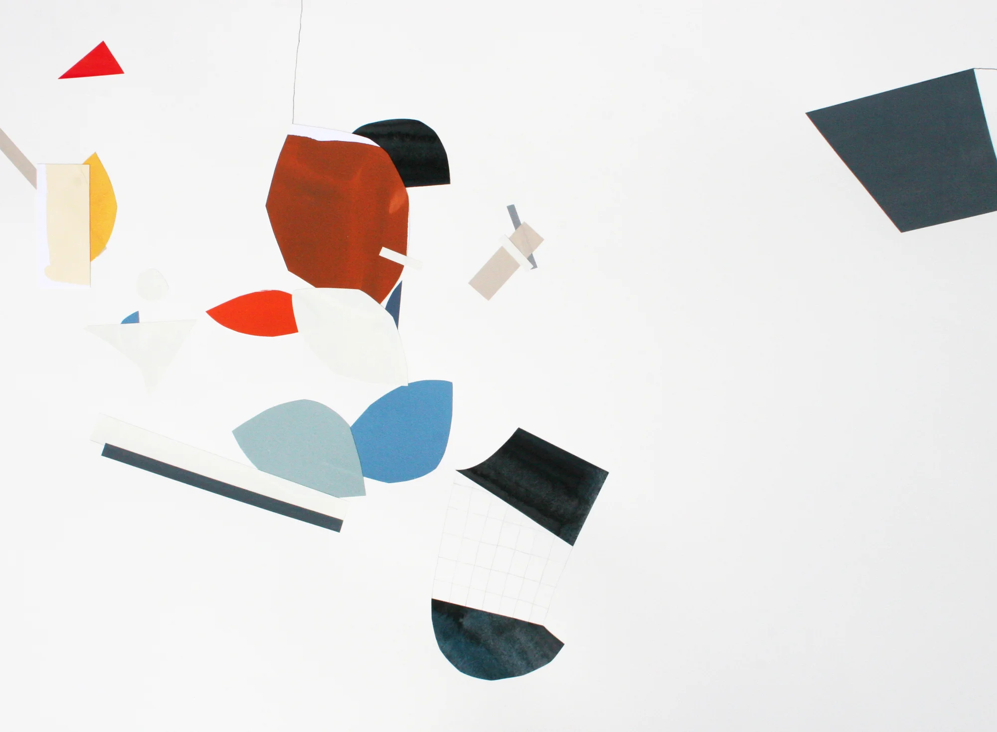  Untitled,&nbsp;510 x 696mm, gouache, paper, pencil, glue, 2012 