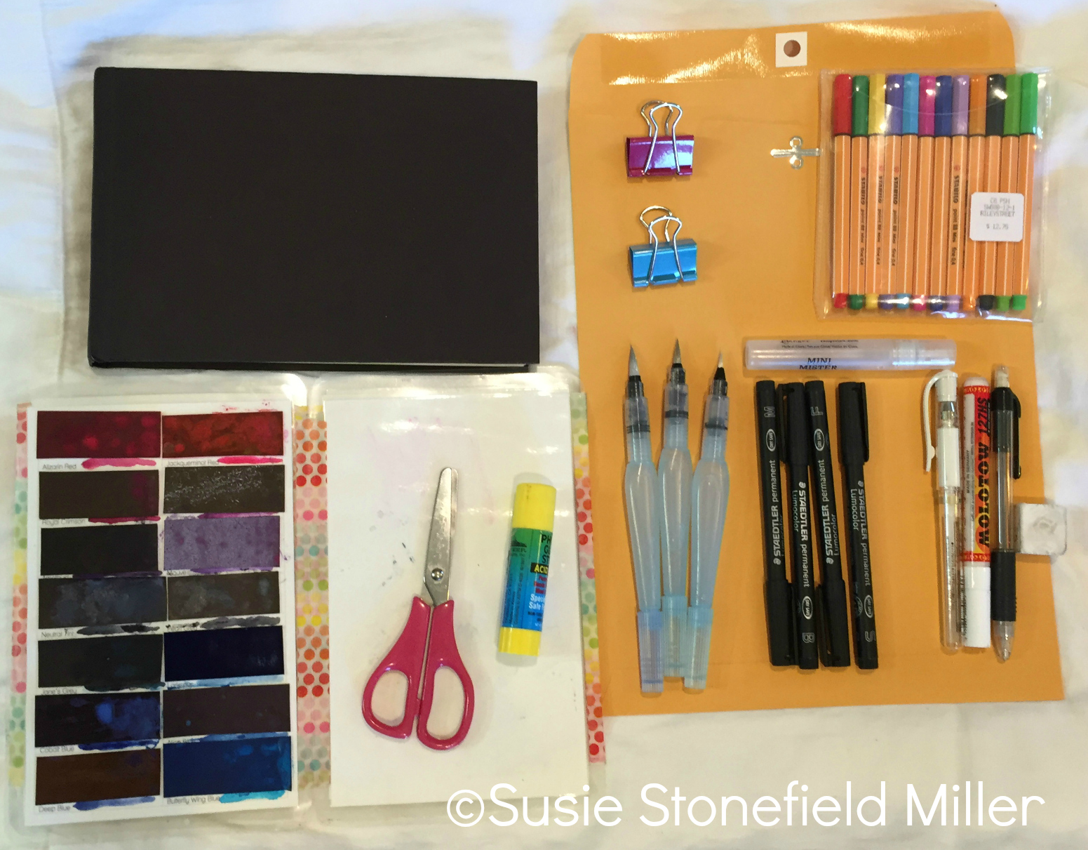 Travel Art Journaling: My Kit and My Process • Unfold Your