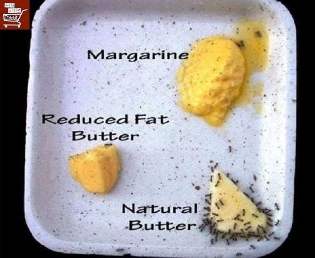When it comes to butter, do what the ants do.