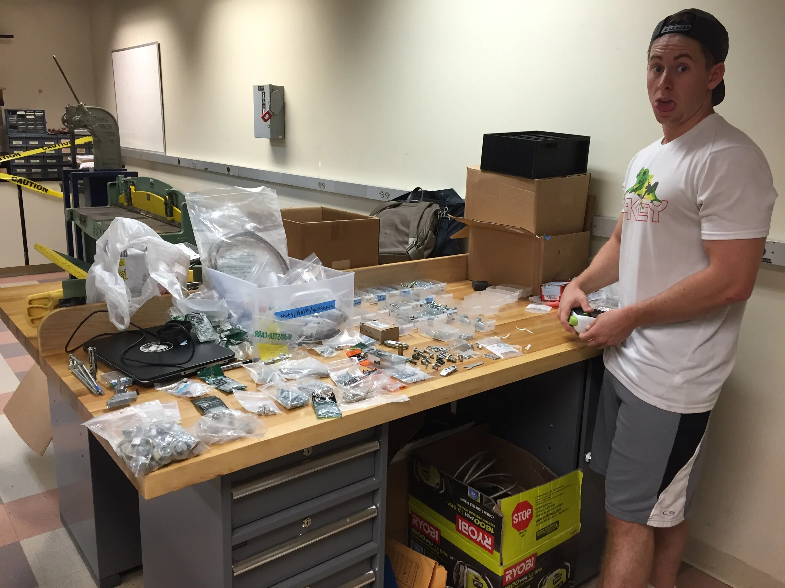And of course, lots of hardware sorting.