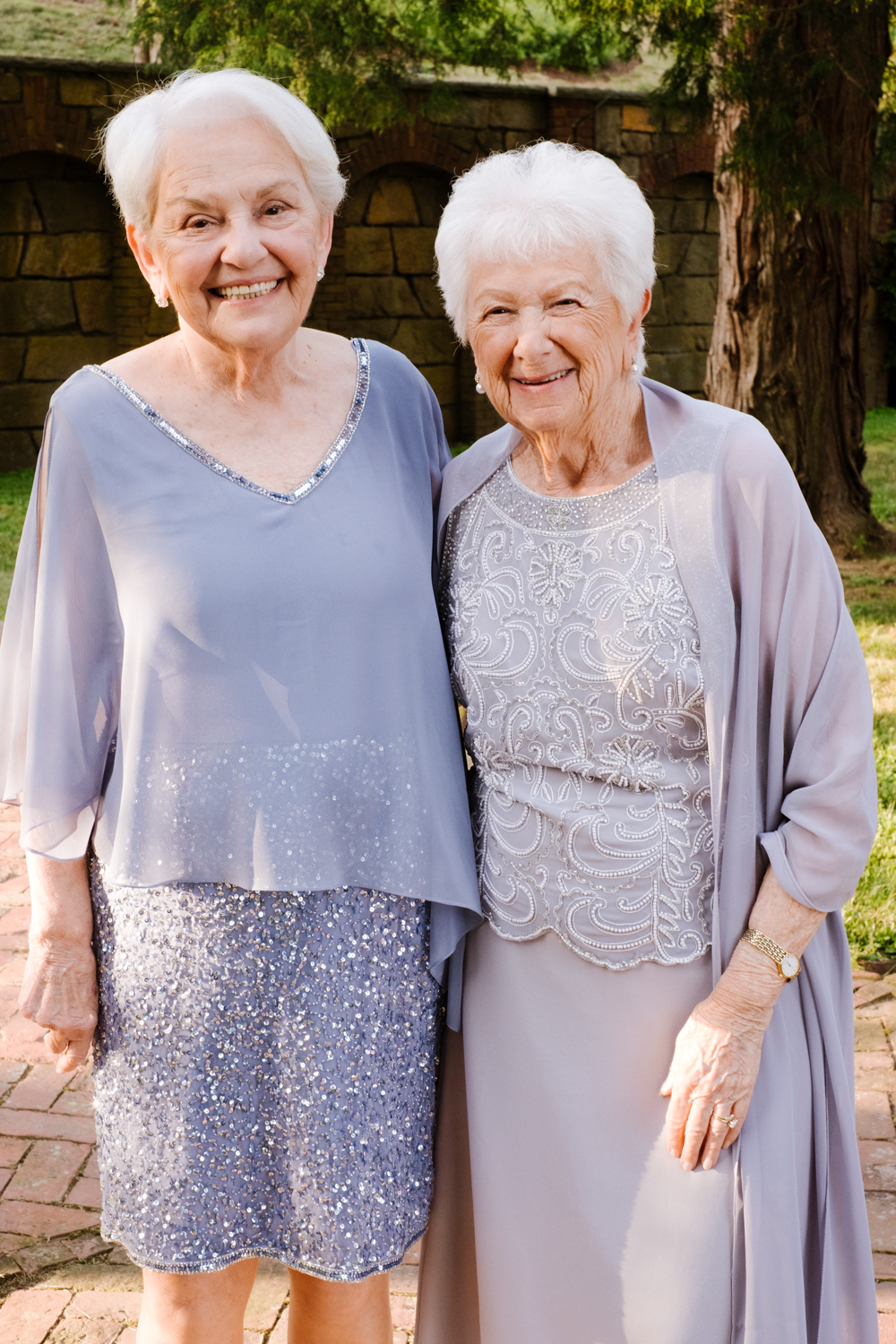Portrait of Grandmothers at Mansion on Turner Hill