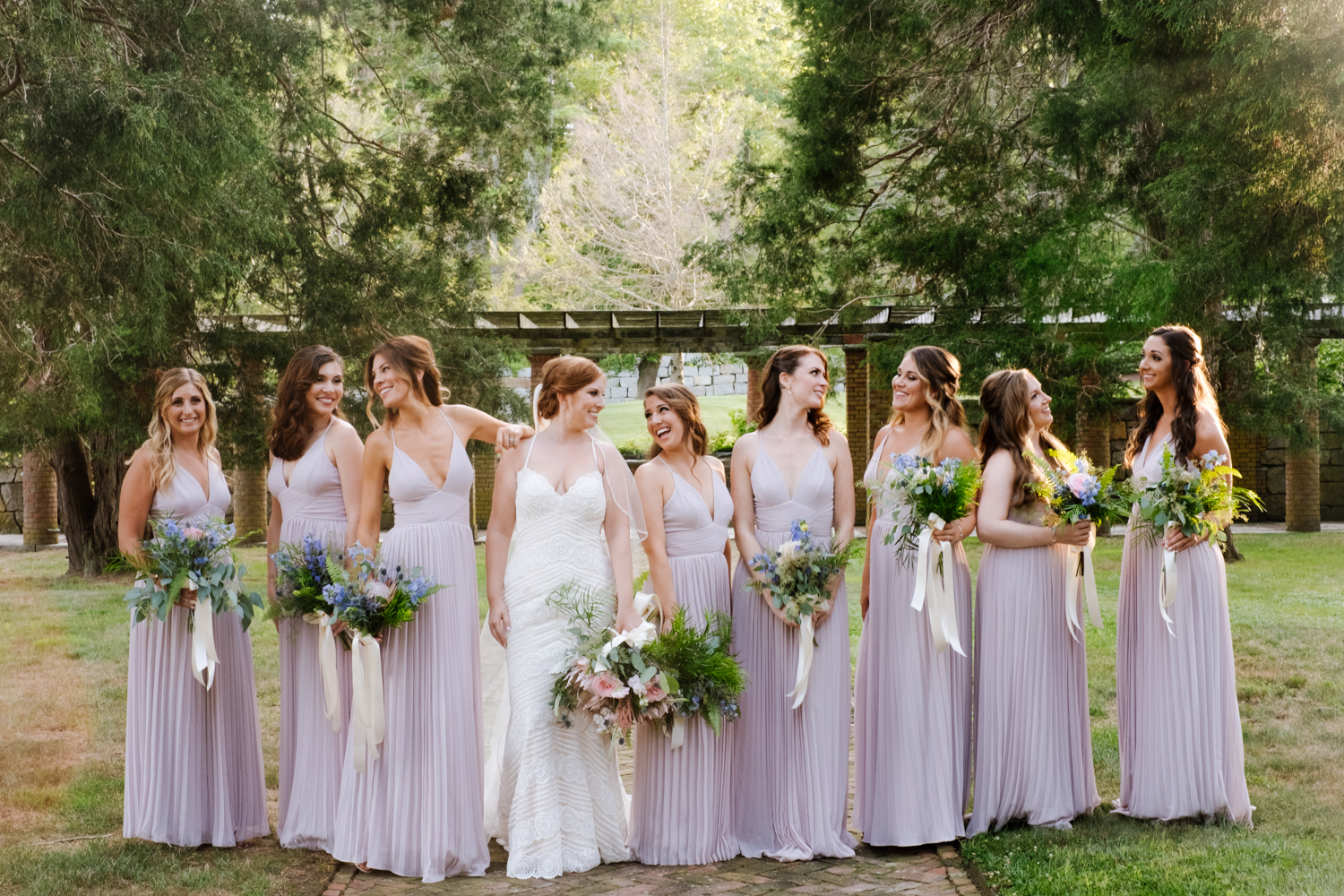 Bridesmaid portrait at Mansion on Turner Hill