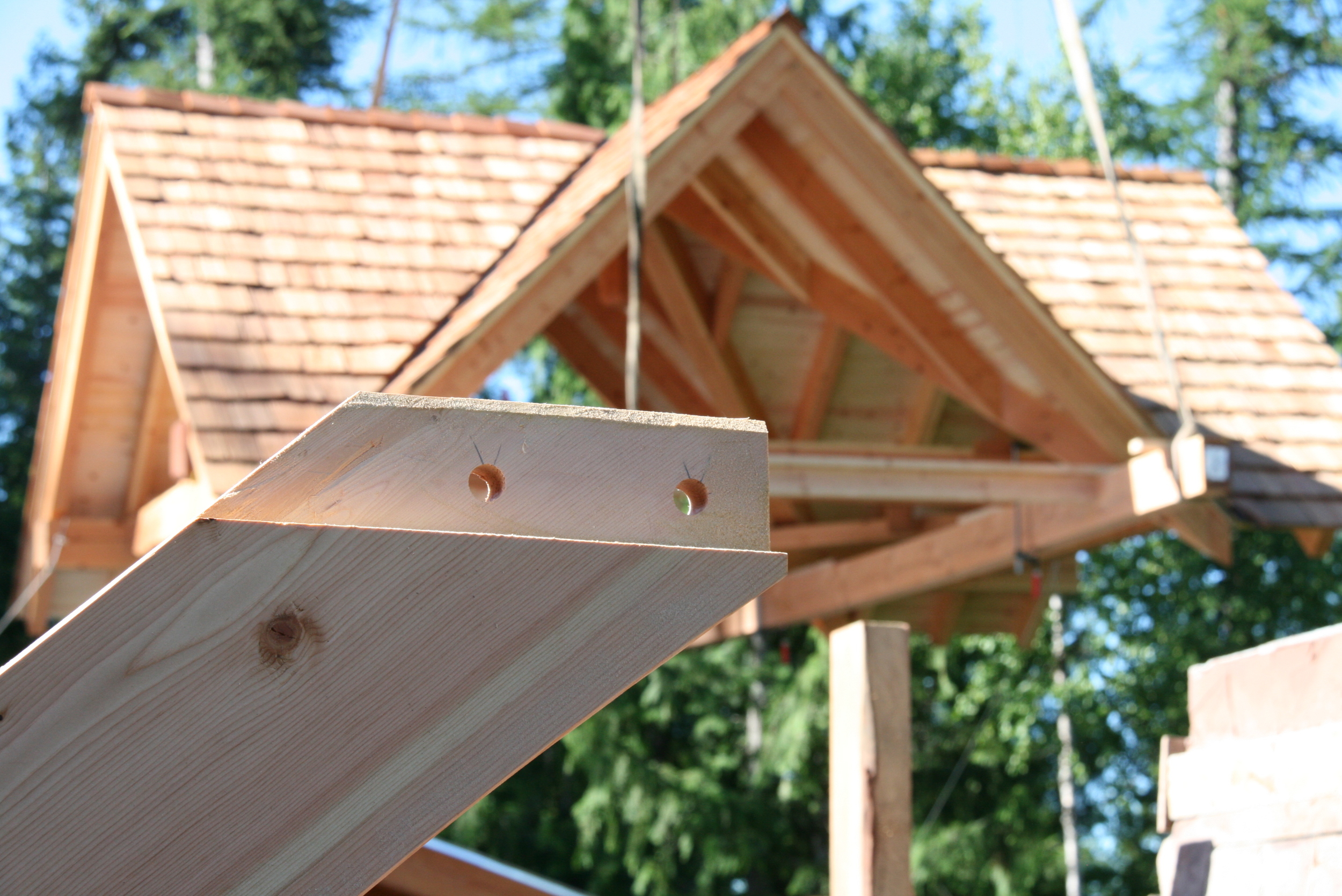Cross Gable — Collin Beggs Design Build Timber Framing