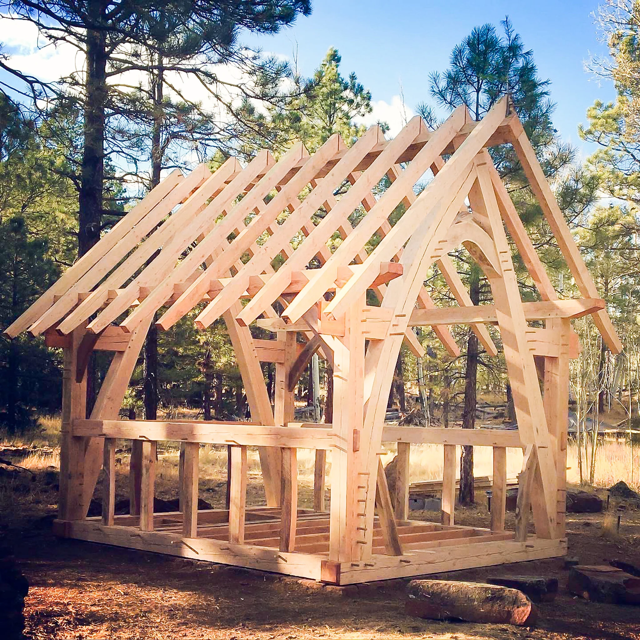 FLAGSTAFF, ARIZONA — Collin Beggs Design Build Timber Framing