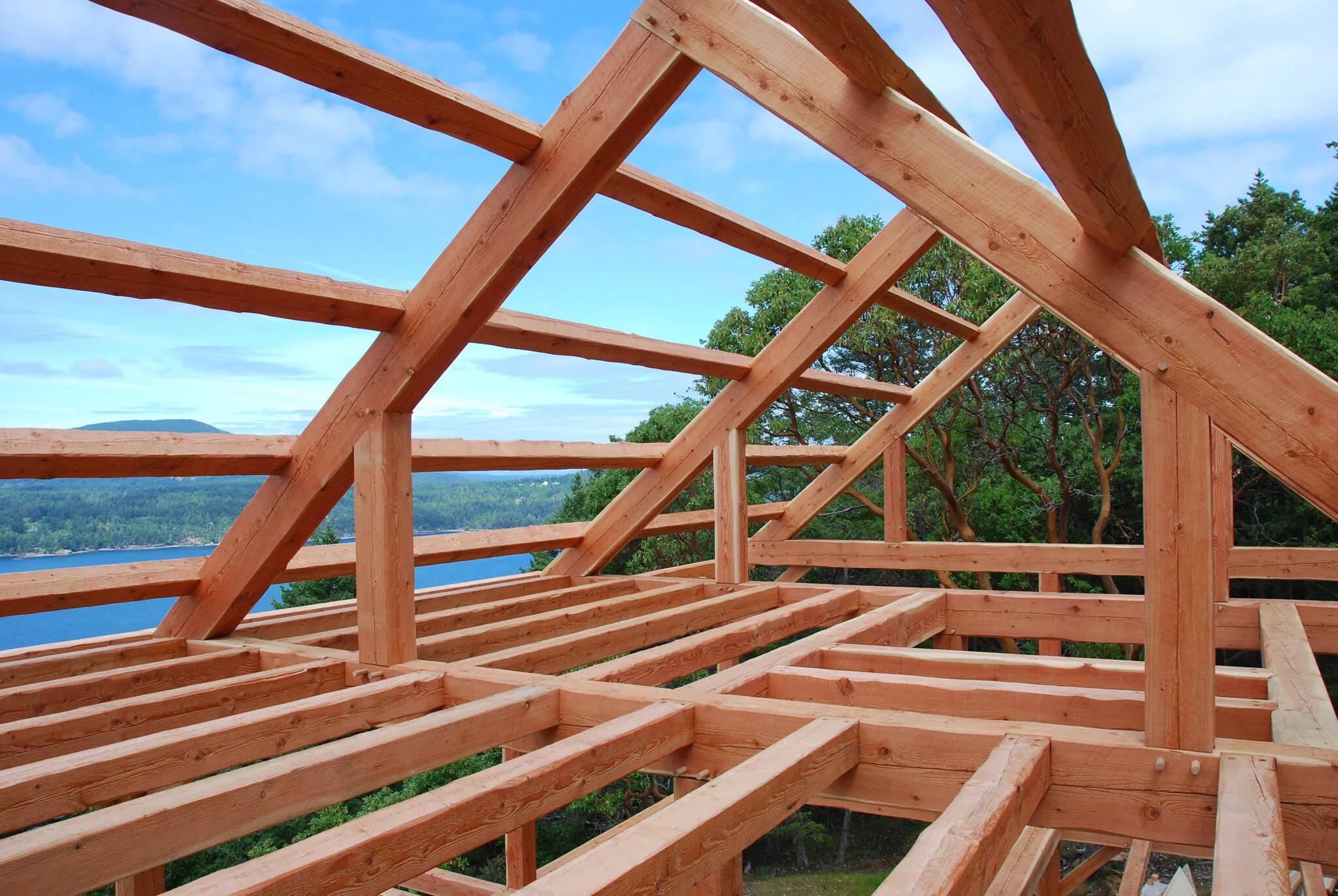 ORCAS ISLAND, WASHINGTON — Collin Beggs Design Build Timber Framing