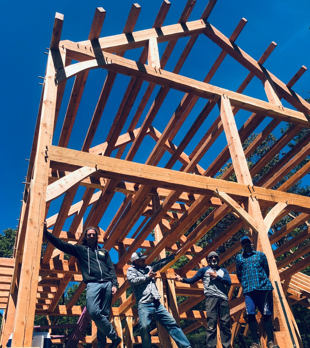 Orcas Island, WA — Collin Beggs Design Build Timber Framing