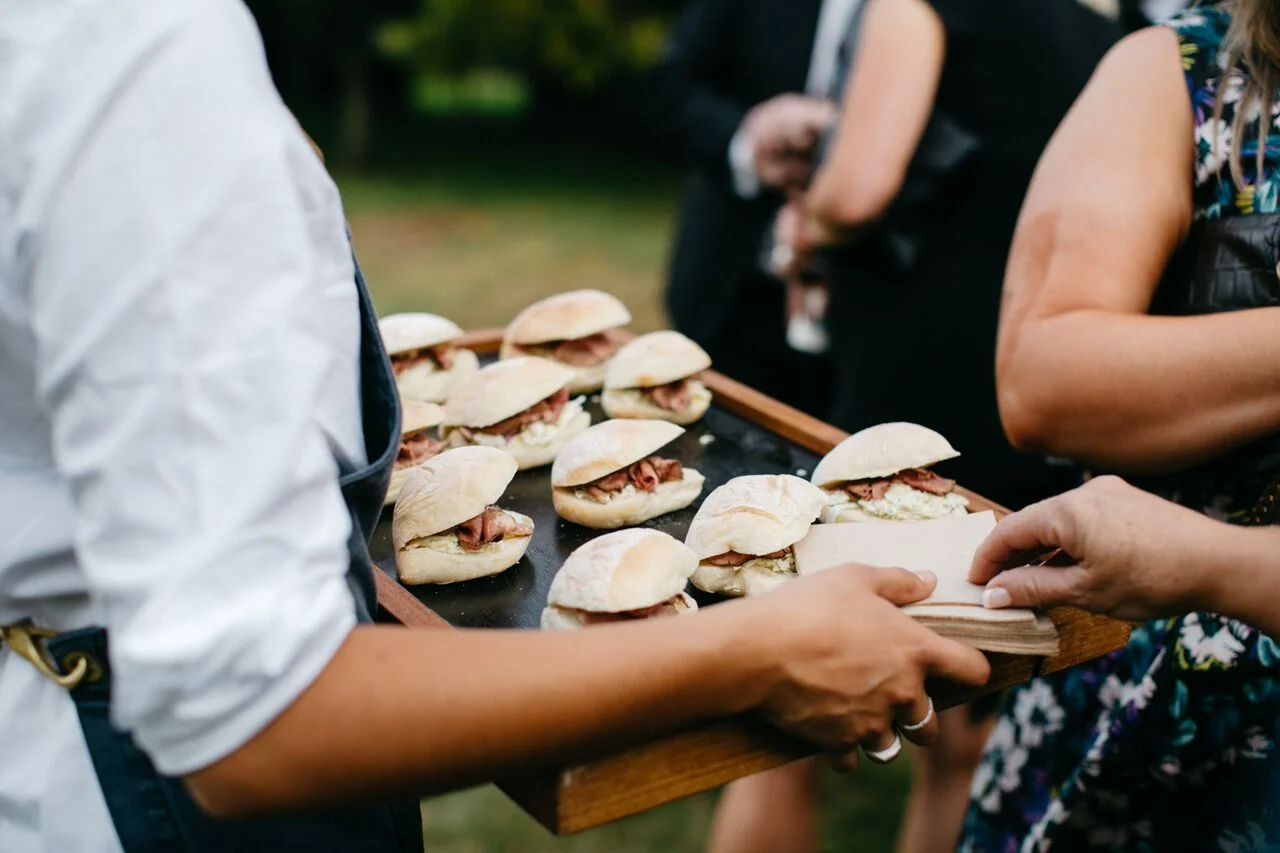 Rare Roast Beef Rolls - Amy & Donnys Wedding (Photo by Rachel Kara).jpg