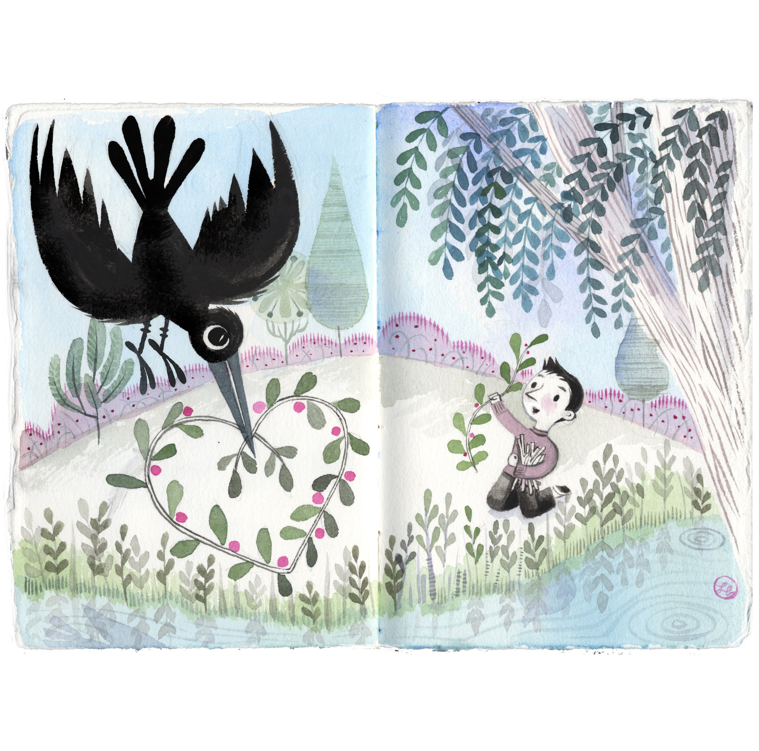 Crow Valentine