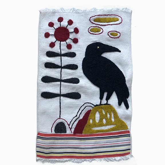 Crow on the Mountain / Vintage Linen