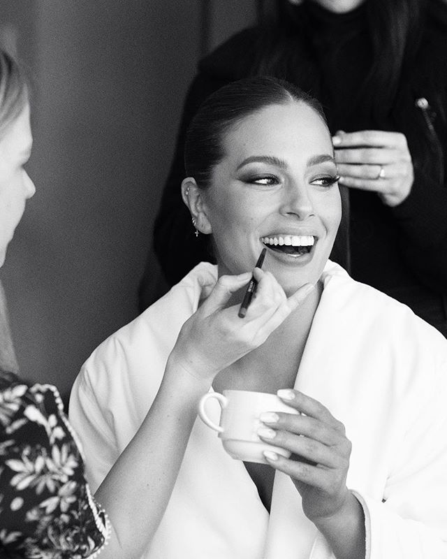 Oscars prep with @ashleygraham this morning.