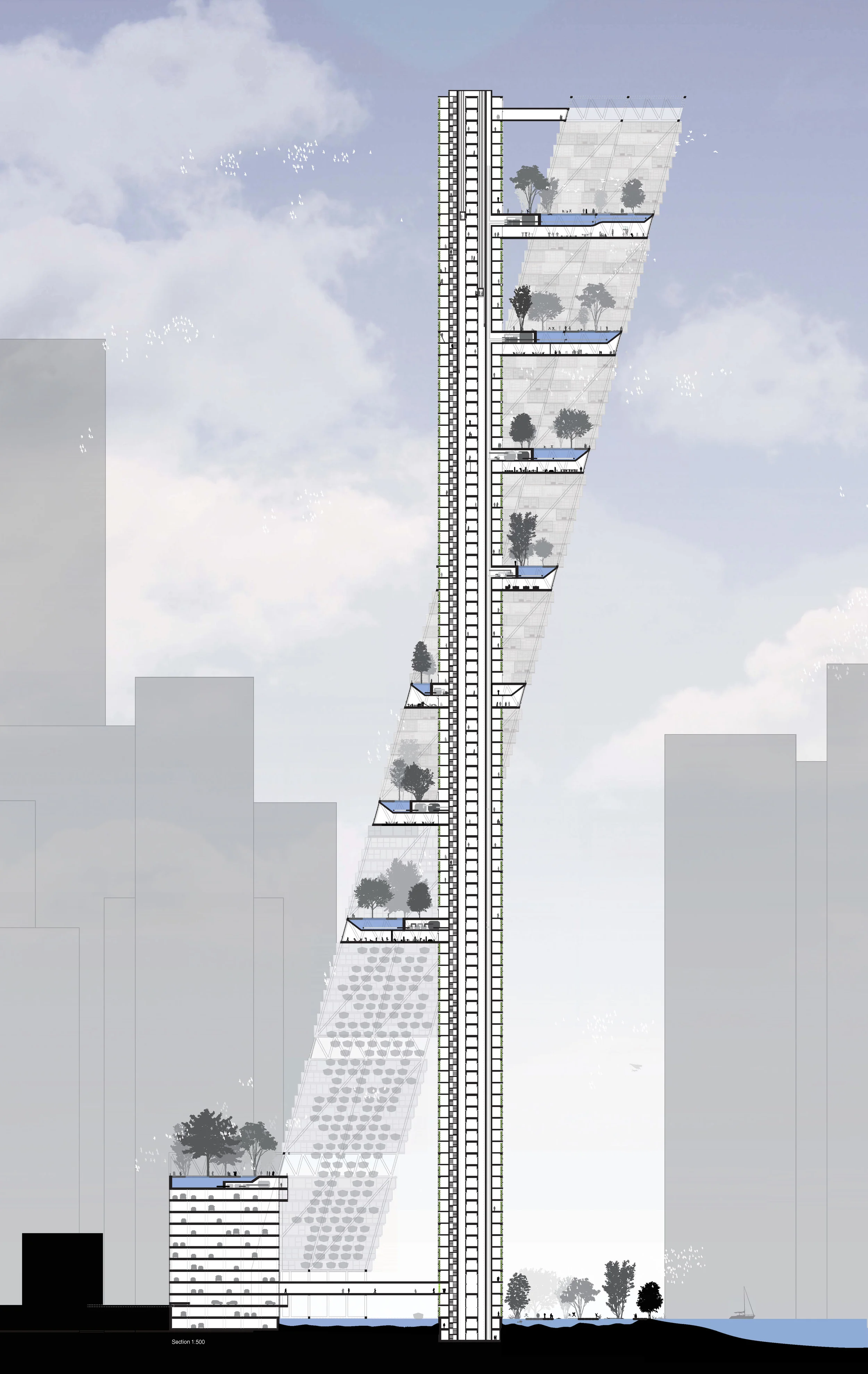 FULL BUILDING SECTION