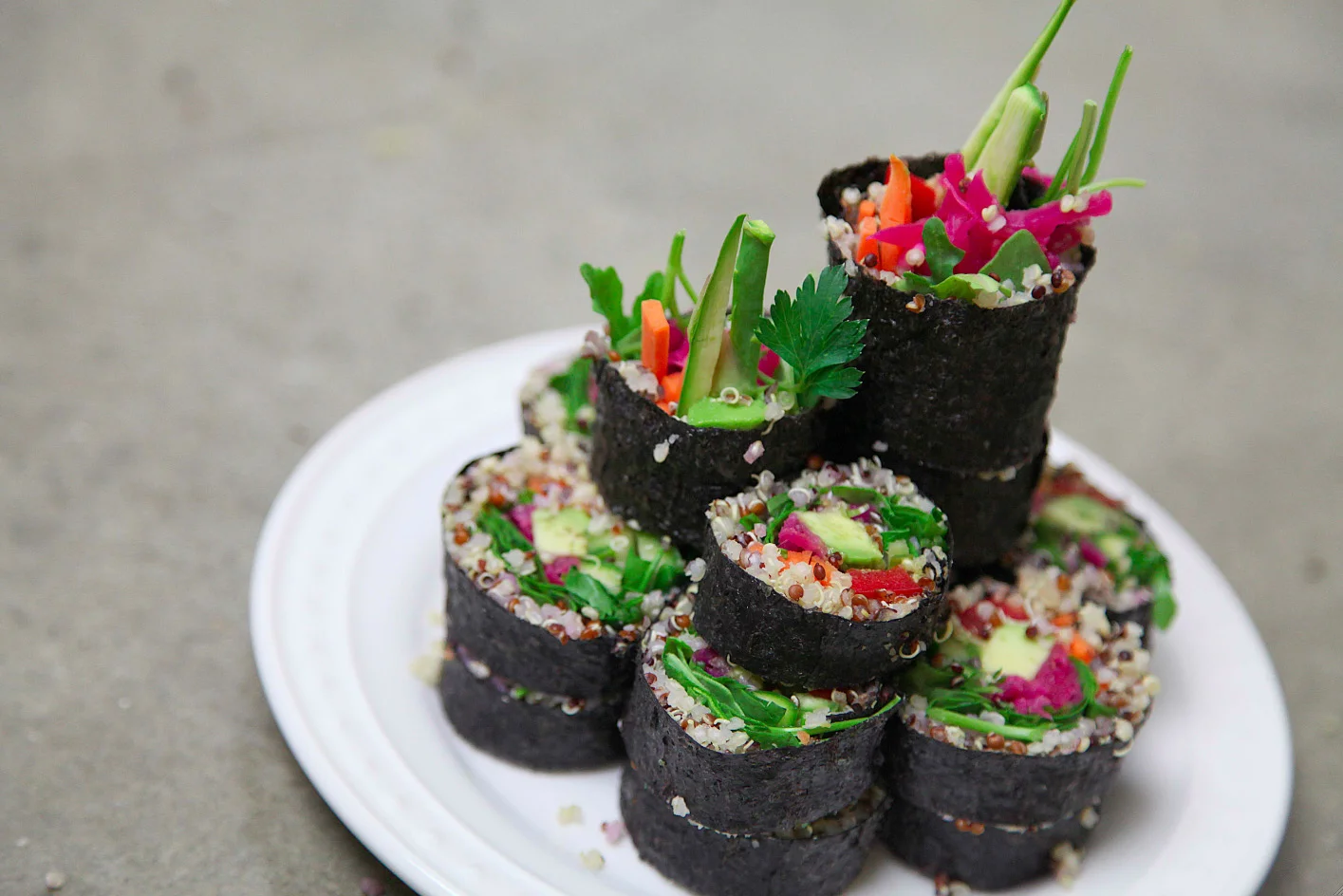 Meatless Kimchi Kimbap Recipe