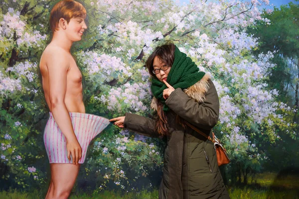 Visiting Trick Eye Museum in Hongdae, Seoul