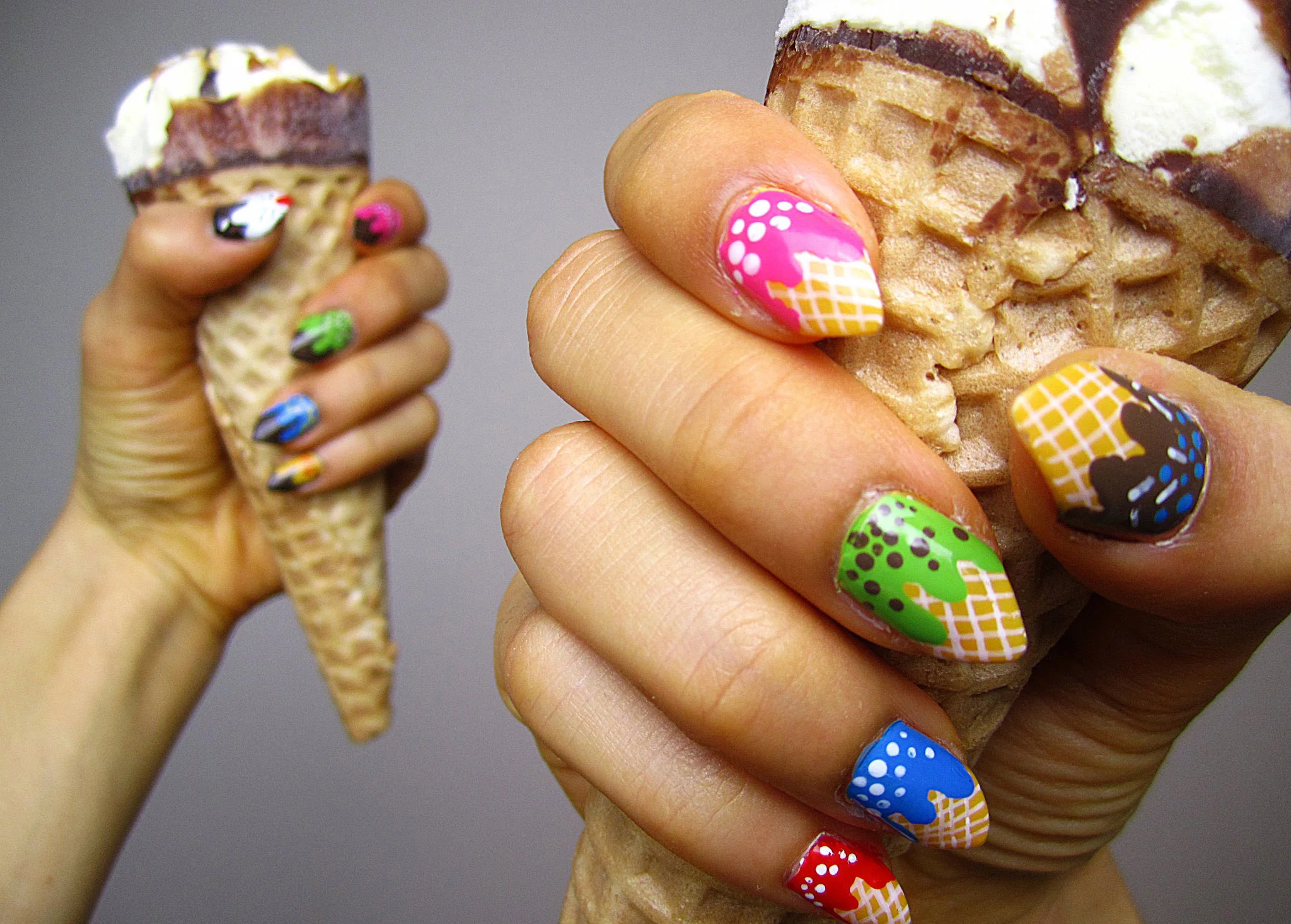Ice Cream Nails inspired by Hyuna