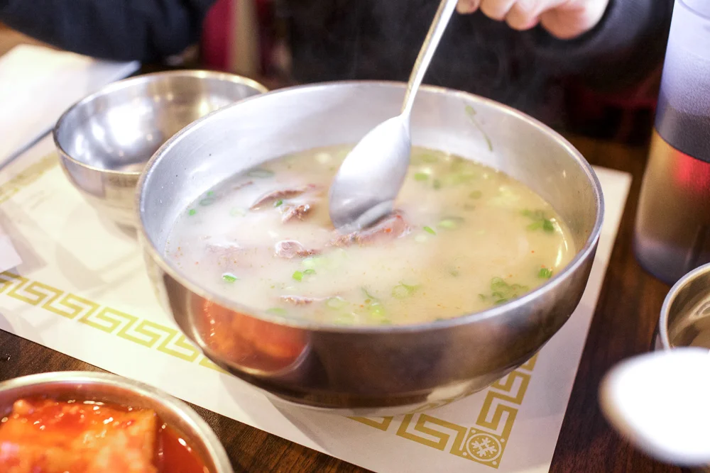 Seollungtang at Kunjip Restaurant