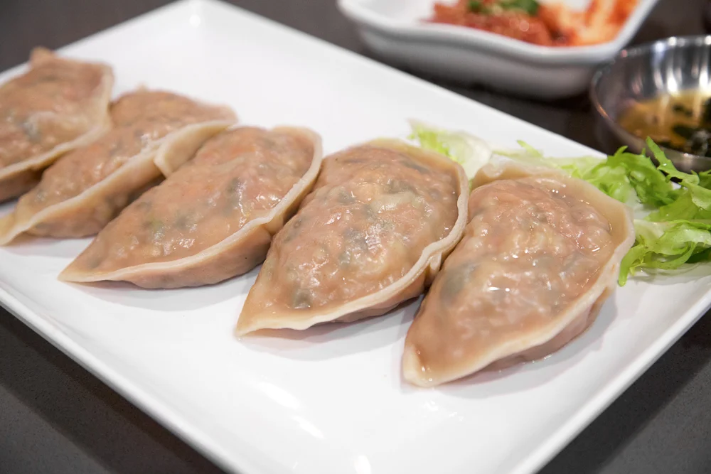Korean King Dumplings at Tofu Plus