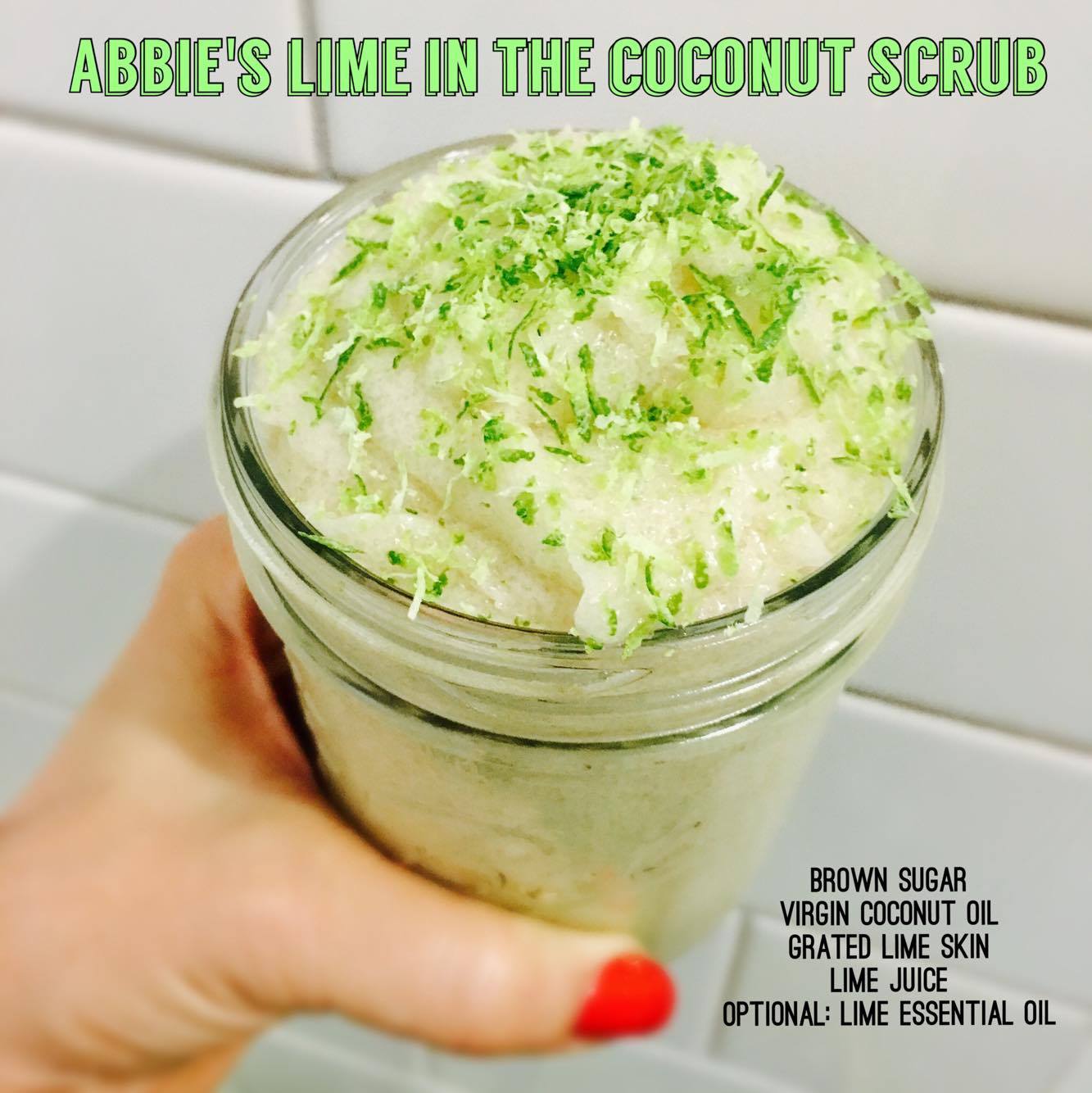 I have never been much of a recipe follower and prefer to 'guestimate'. I like the way it forces me to become engaged in each step to feel and smell my way through each and every thing I create. So if you dare, follow my listed ingredients and 'guesstimate' as you mix up a batch of this killer body scrub that I promise will leave you feeling super smooth, moisturised, pampered and loved up (even if you are single). If it's too oily just add more sugar. If it's too dry for your liking add more coconut oil. Please Note: You can use the same base of Coconut oil and sugar to create your own blends. (Mint, Lemon, Coffee, Strawberry, etc) Fill a jar and make a cool label for it...and voila! (BTW My brothers both like using this scrub too)