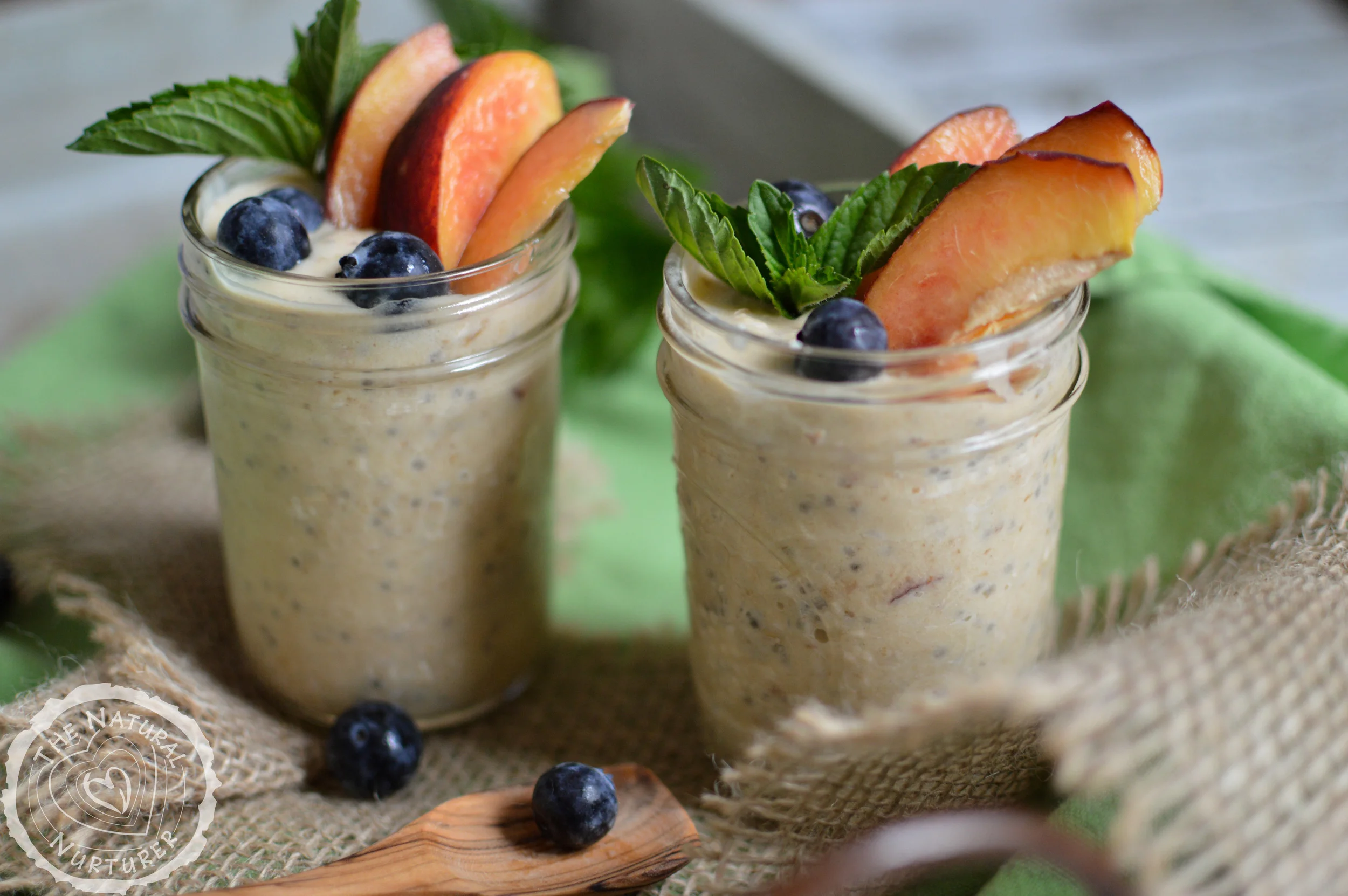 Peaches & Cream Overnight Oats