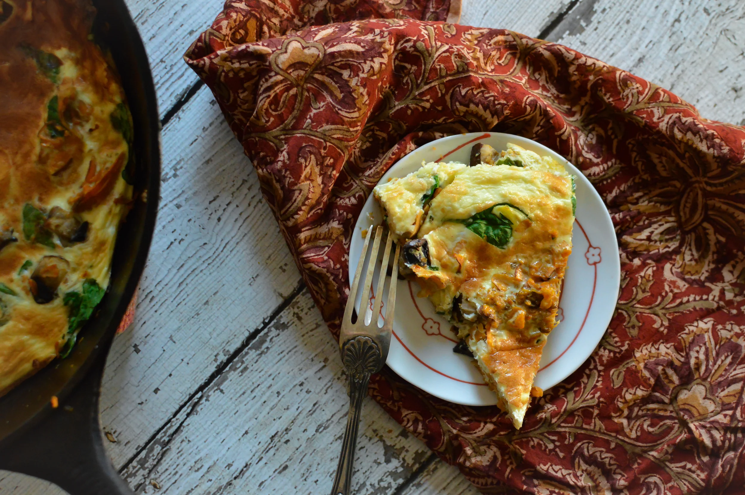 Sweet Potato Veggie Frittata