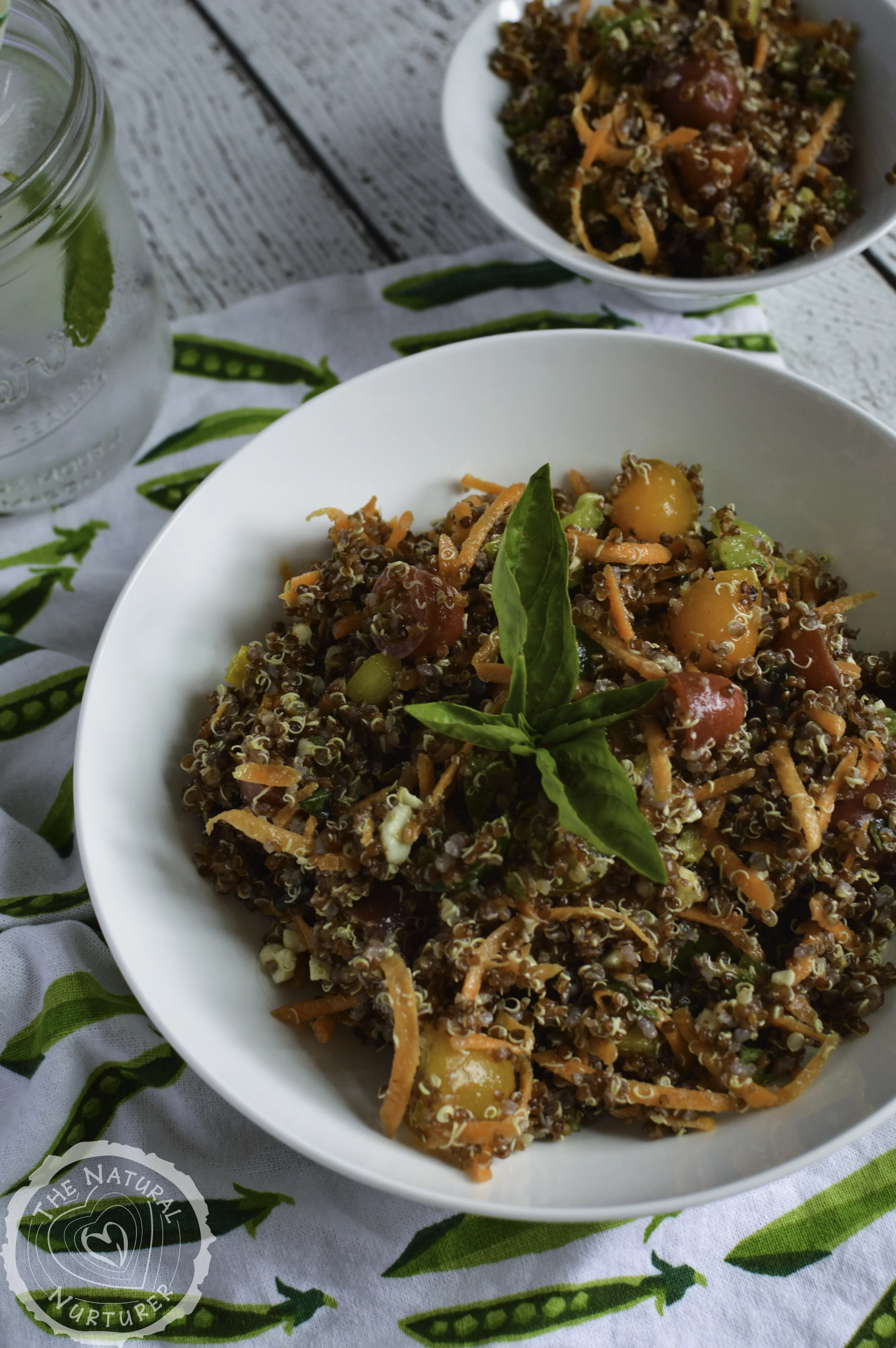 Confetti Quinoa Salad with Greek Dressing