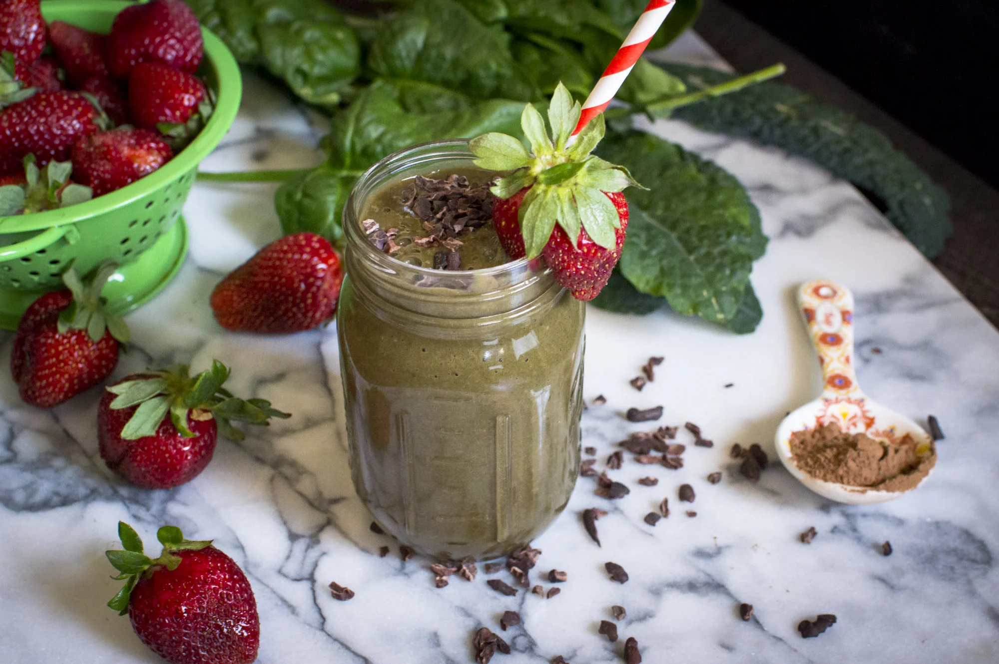 Chocolate Covered Strawberry Smoothie