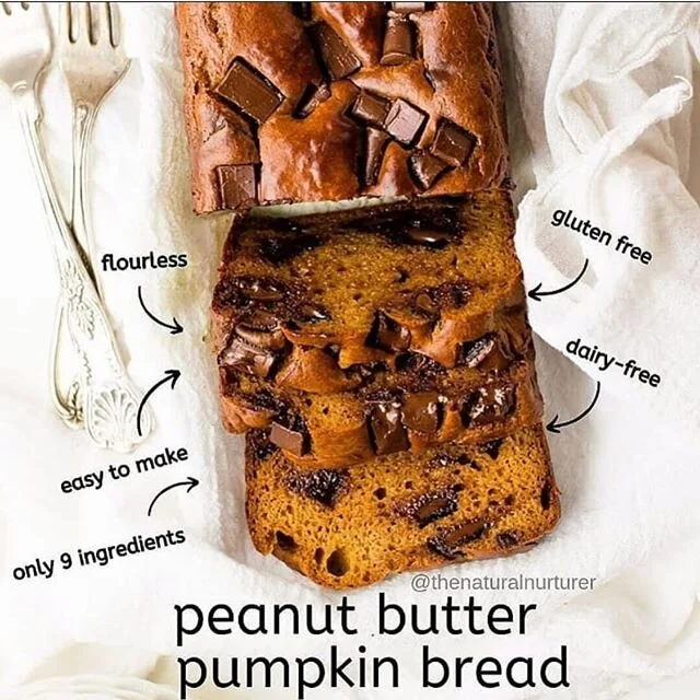 If you have a can of butternut squash pur&eacute;e, sweet potato pur&eacute;e or some pumpkin hanging out in your pantry, you are going want to put your phone down and go make some Peanut Butter Pumpkin Bread.🎃🥜 just sub in the butternut squash or 