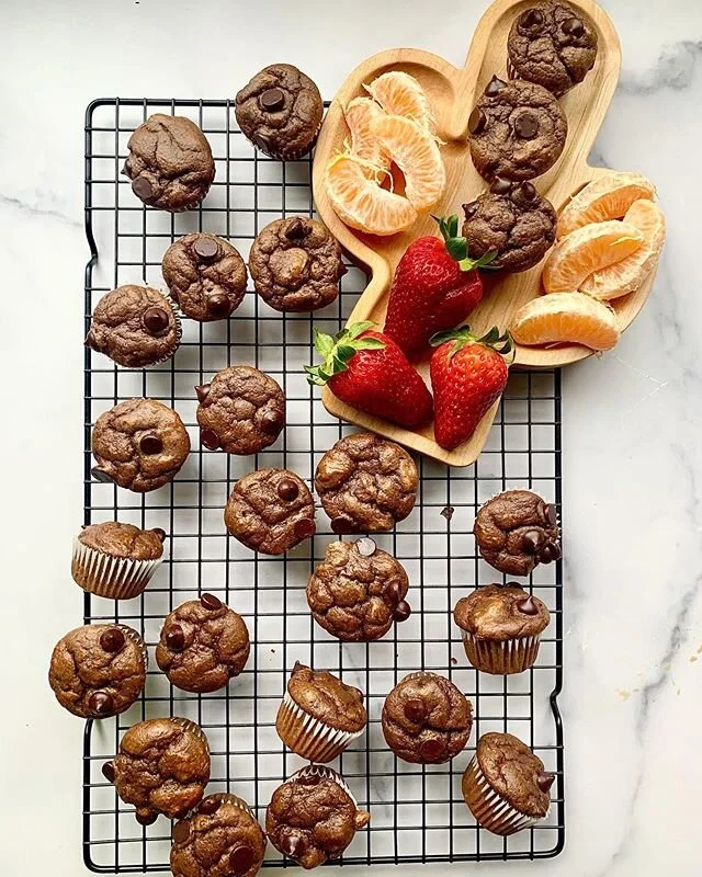 There is plenty going on that I can&rsquo;t control. But there is also plenty that I also still get a say in. Like breakfast. I get a say in that. .
So this morning, I got up. Made Healthy Chocolate Muffins (with butternut squash). Gave my family a g