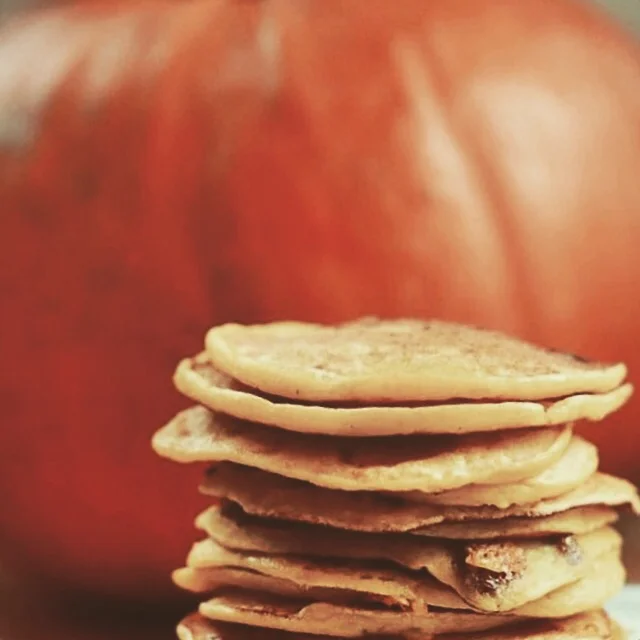 gluten free pumpkin protein pancakes