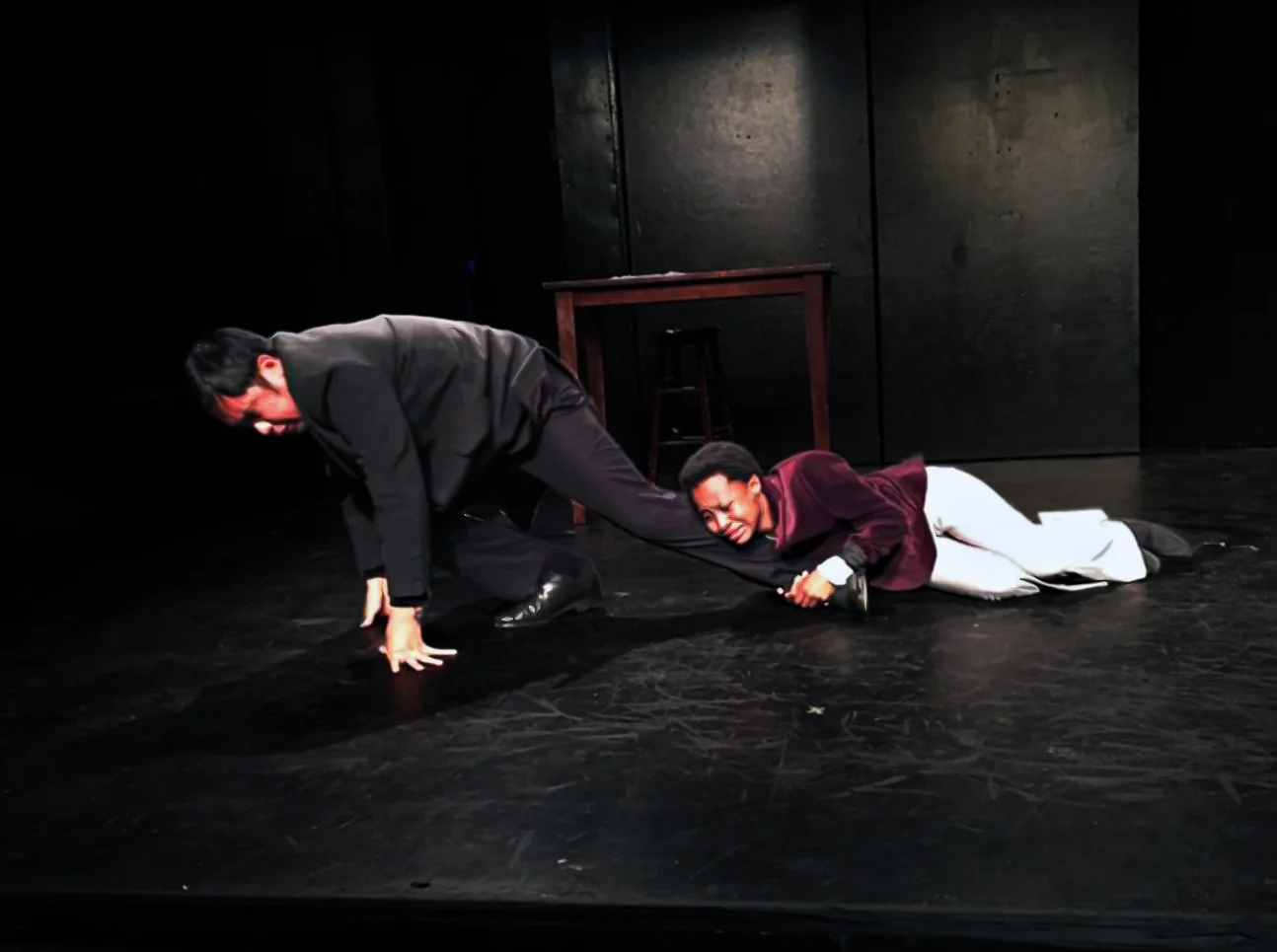 Oscar and Bosie Have a Tiff (Philip Estrera & Mirirai Sithole) By: Andrew Rincon | Directed by Liz Thaler