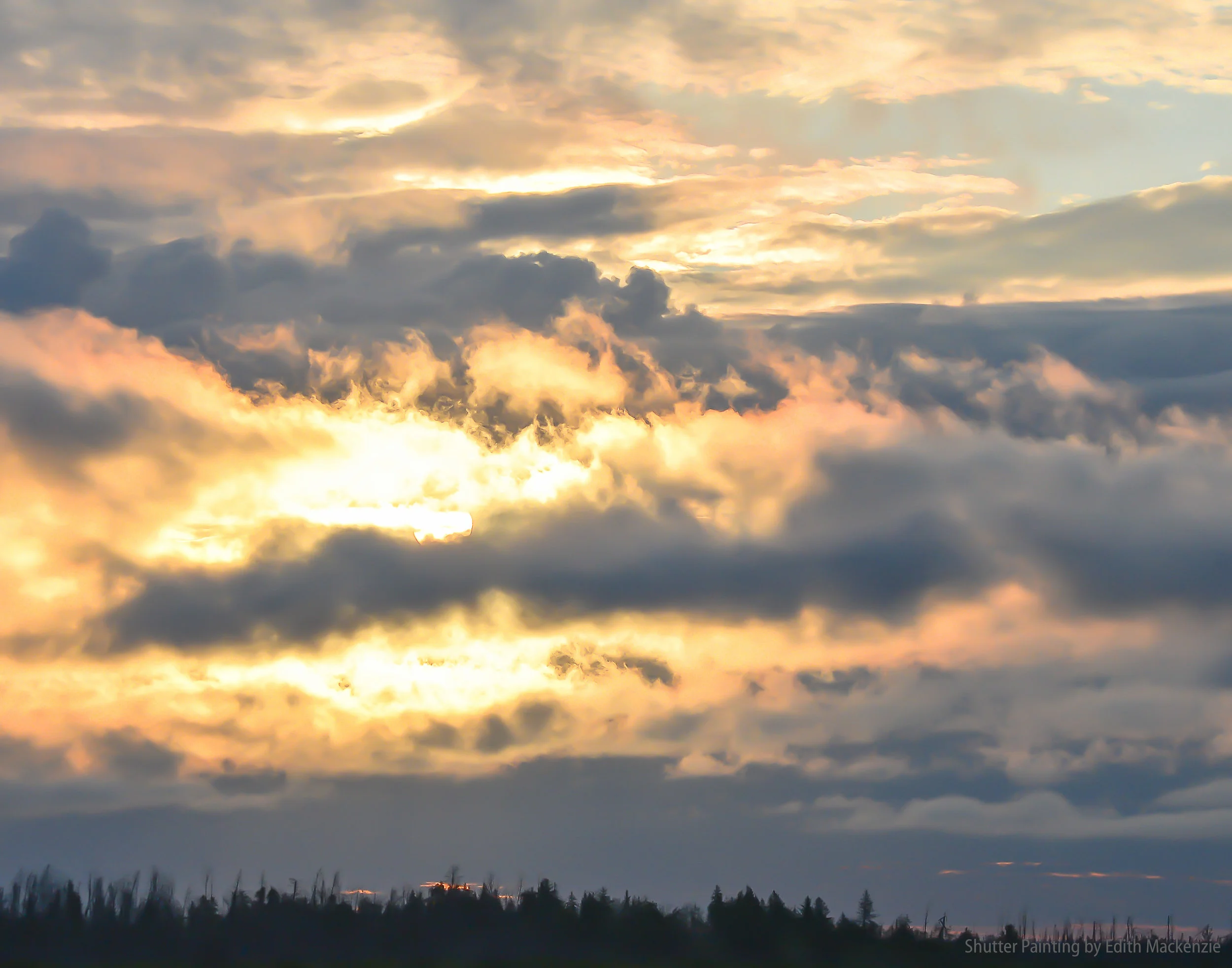 Sunrises are made for skies like this