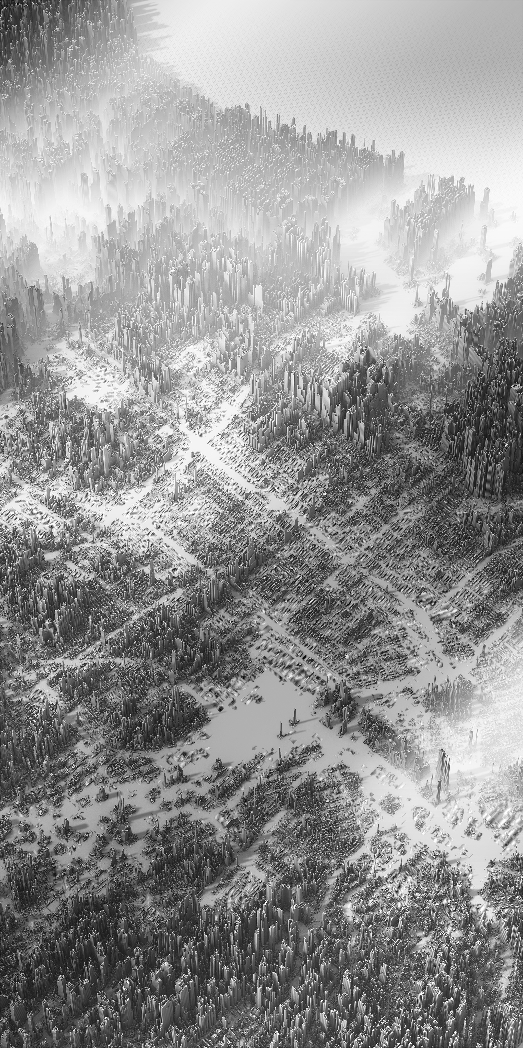 Hauntingly beautiful maps of income inequality by Herwig Scherabon