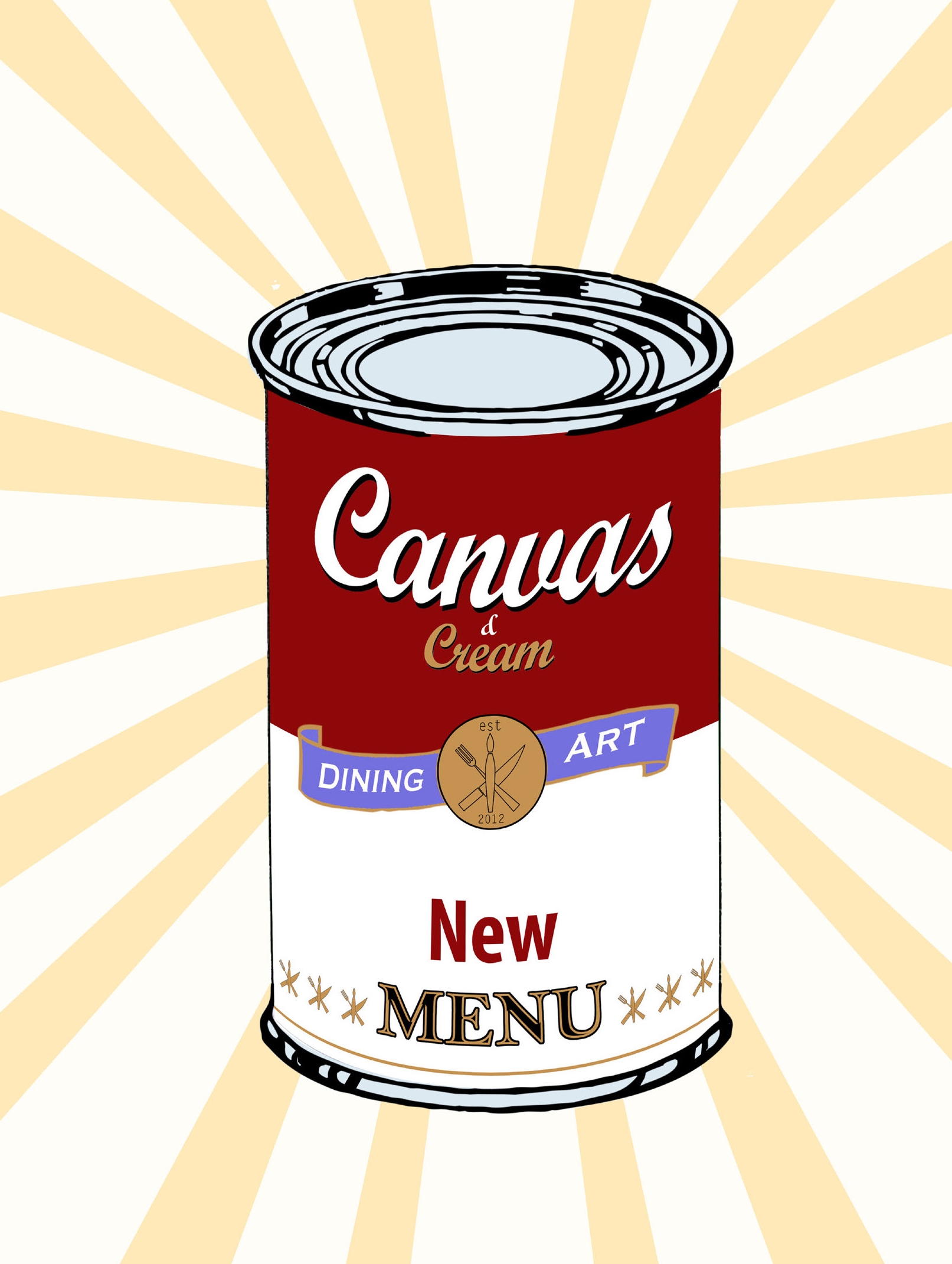 Menu graphics Canvas & Cream , Forest Hill