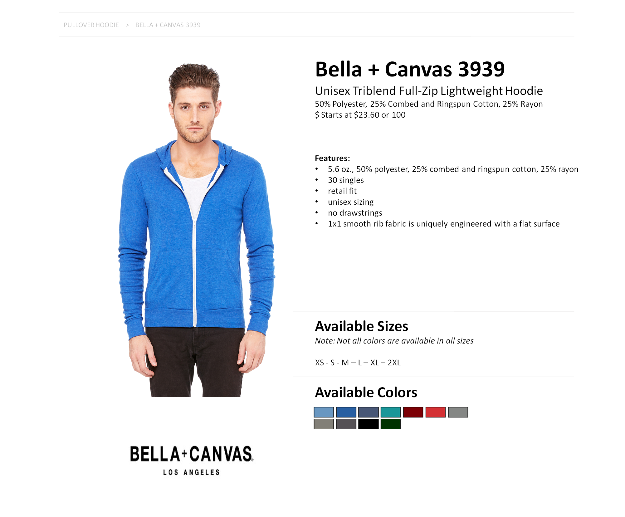 bella canvas 3939