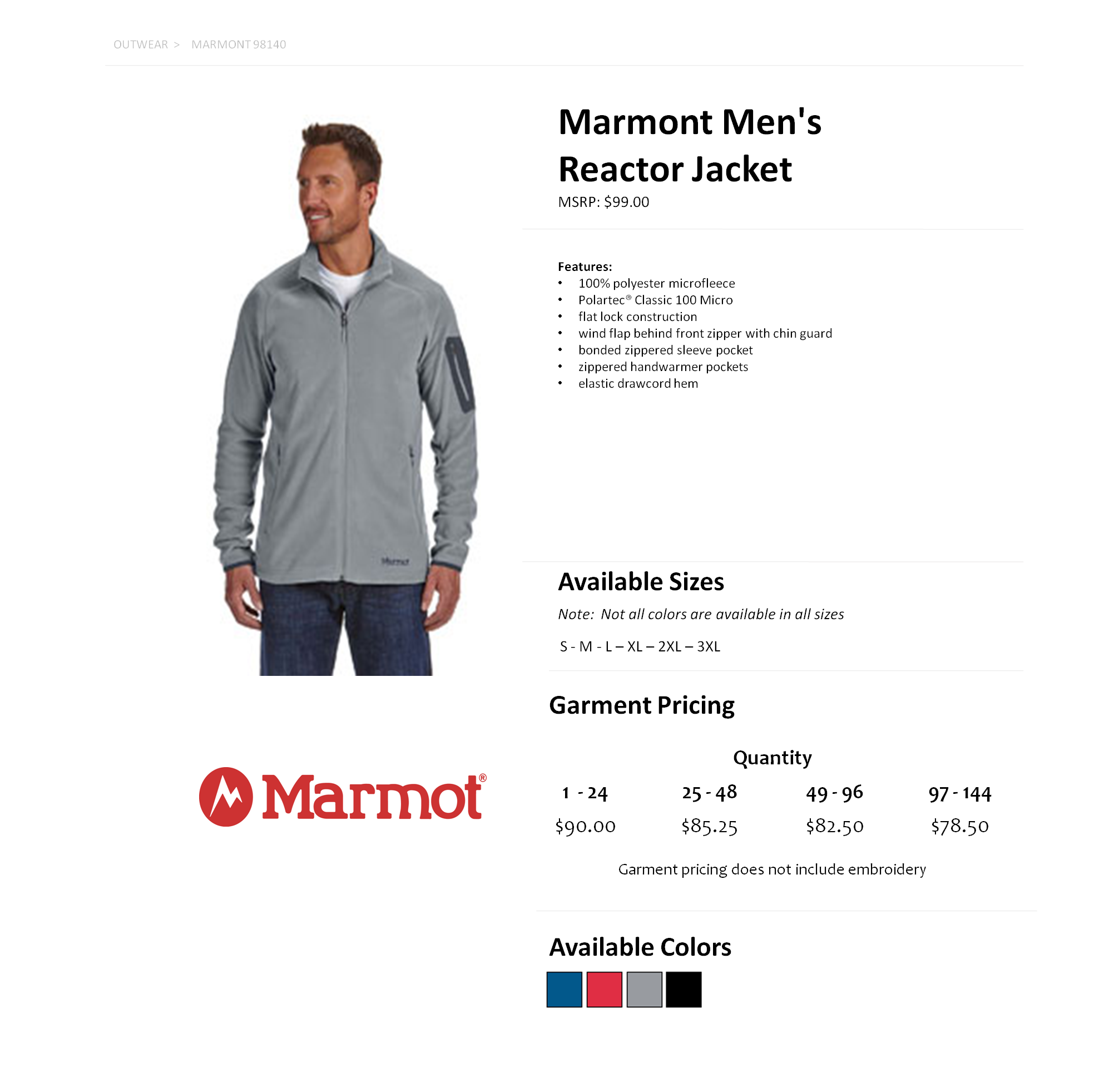 marmot 3xl