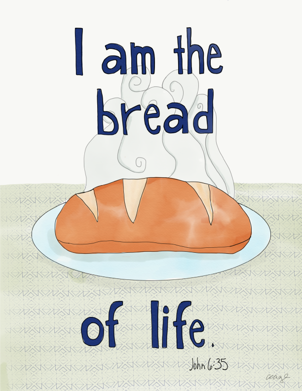 I Am Collection Art Print - I Am the Bread of Life