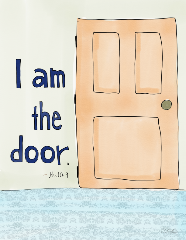 I Am Collection Art Print - I Am the Door